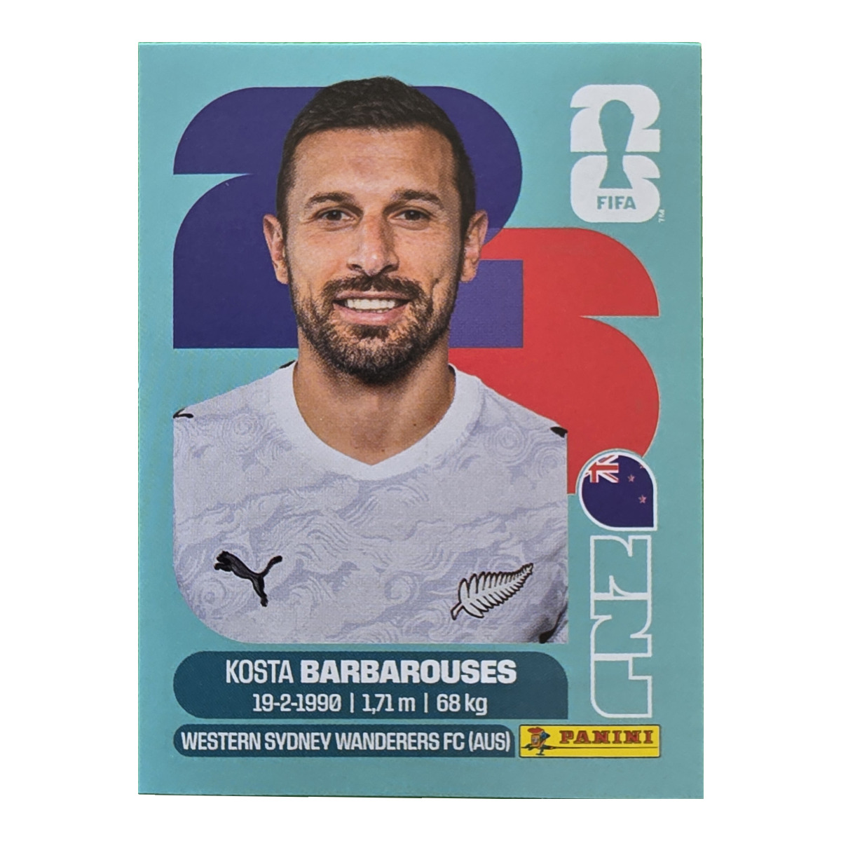 Kosta Barbarouses - Neuseeland, FIFA WM 2026, Nr. NZL20