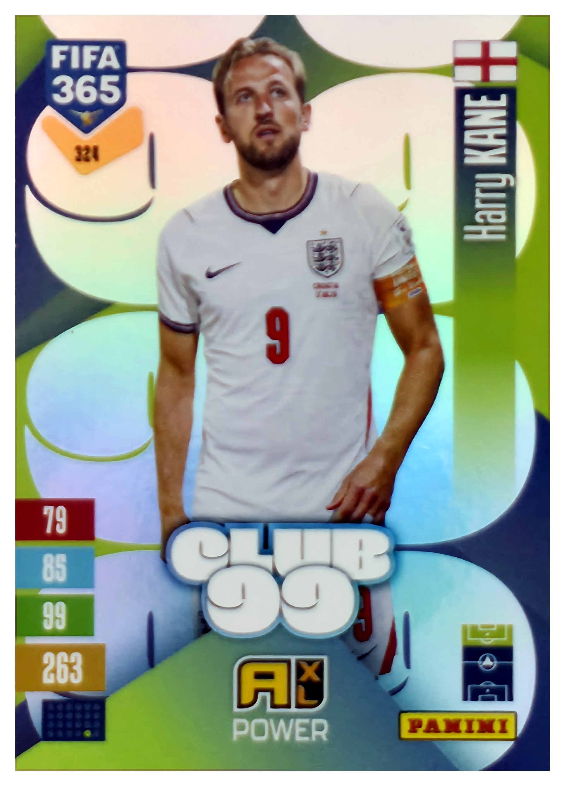 Harry Kane - Panini Adrenalyn XL FIFA 365 Club 99 2026-27, Nr. 324 – Insert (Art.-Nr. SG110681)