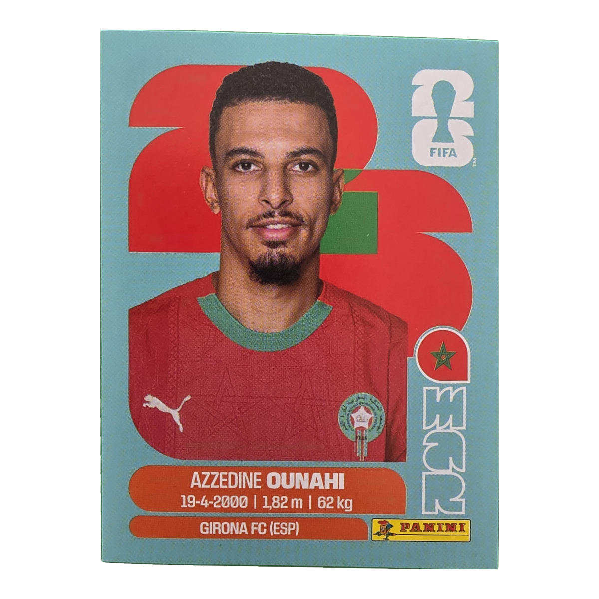 Azzedine Ounahi - Marokko, FIFA WM 2026, Nr. MAR11
