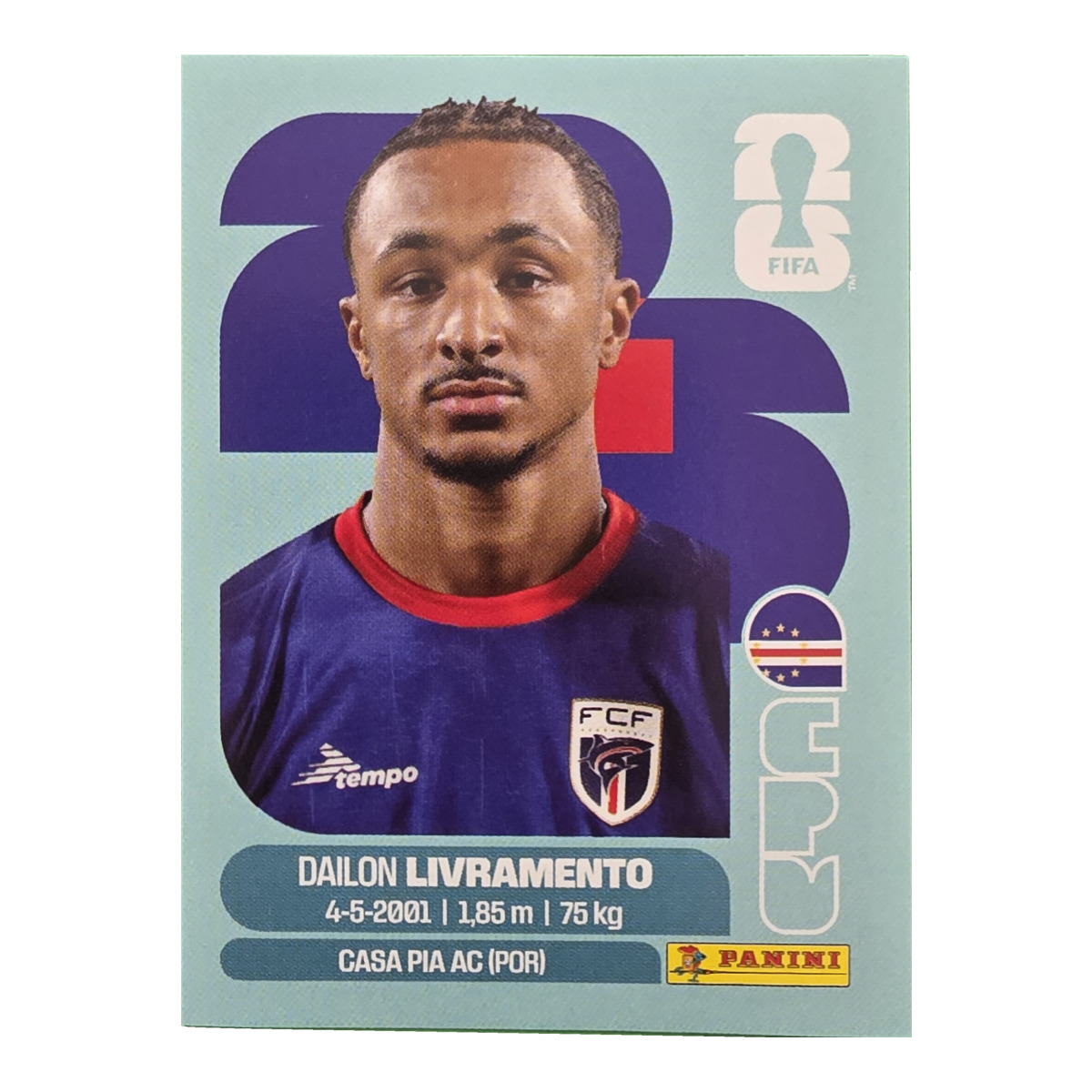 Dailon Livramento - Kap Verde, FIFA WM 2026, Nr. CPV18