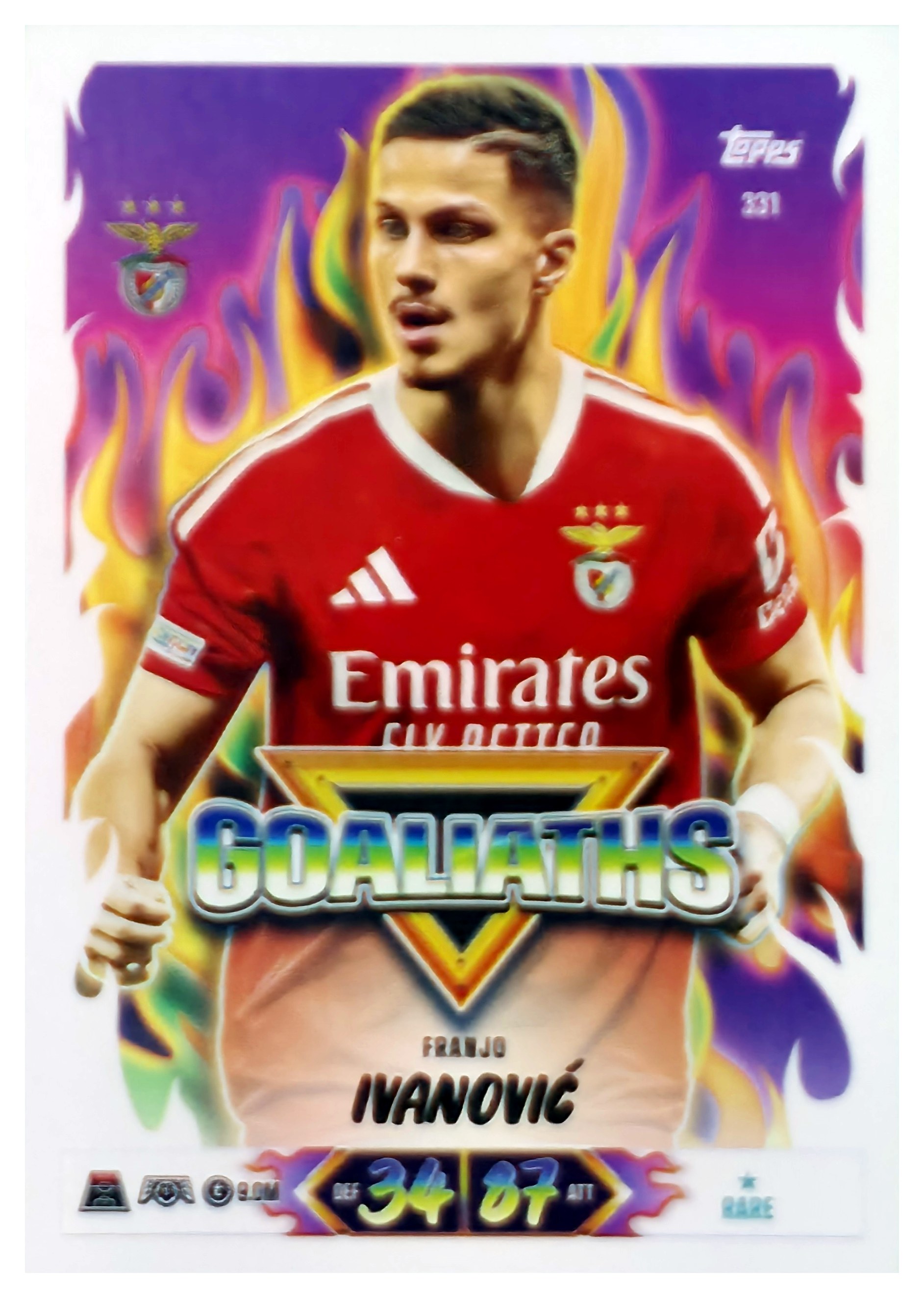 Franjo Ivanović - Topps Match Attax UEFA Club Competitions Goaliaths 2026-27, Nr. 331 (Art.-Nr. SG107629)