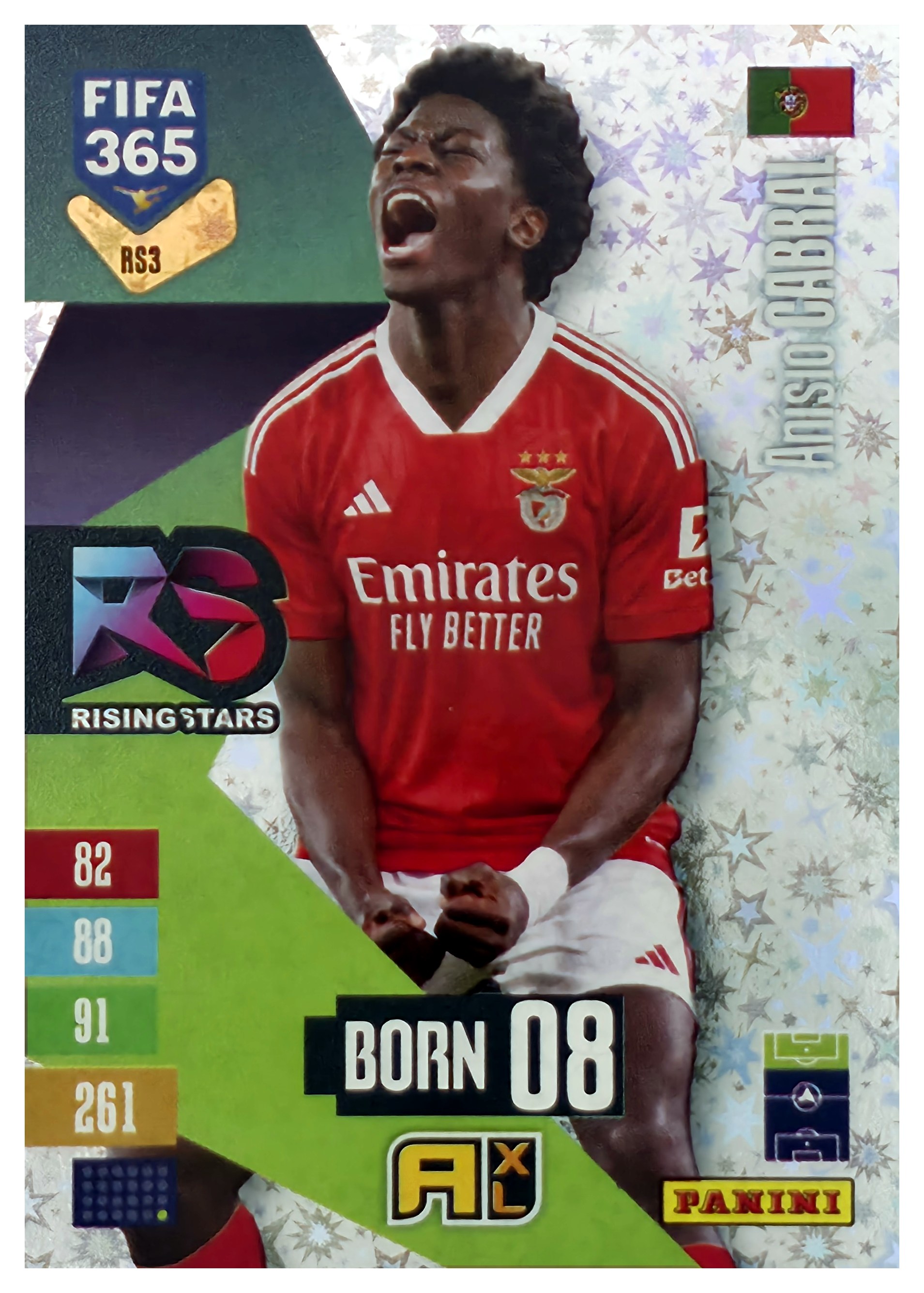 Anísio Cabral - Panini Adrenalyn XL FIFA 365 Rising Stars 2026-27, Nr. RS3 – Insert (Art.-Nr. SG110405)