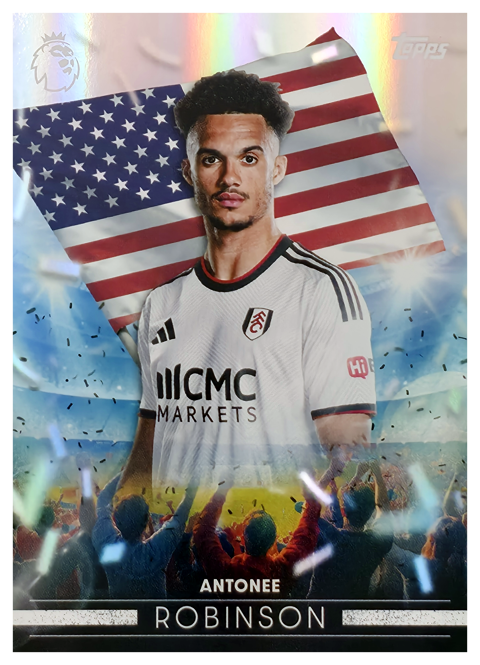 Antonee Robinson - Topps Flagship Premier League Flying the Flag 2026-27, Nr. FF 14 – Insert (Art.-Nr. SG105200)