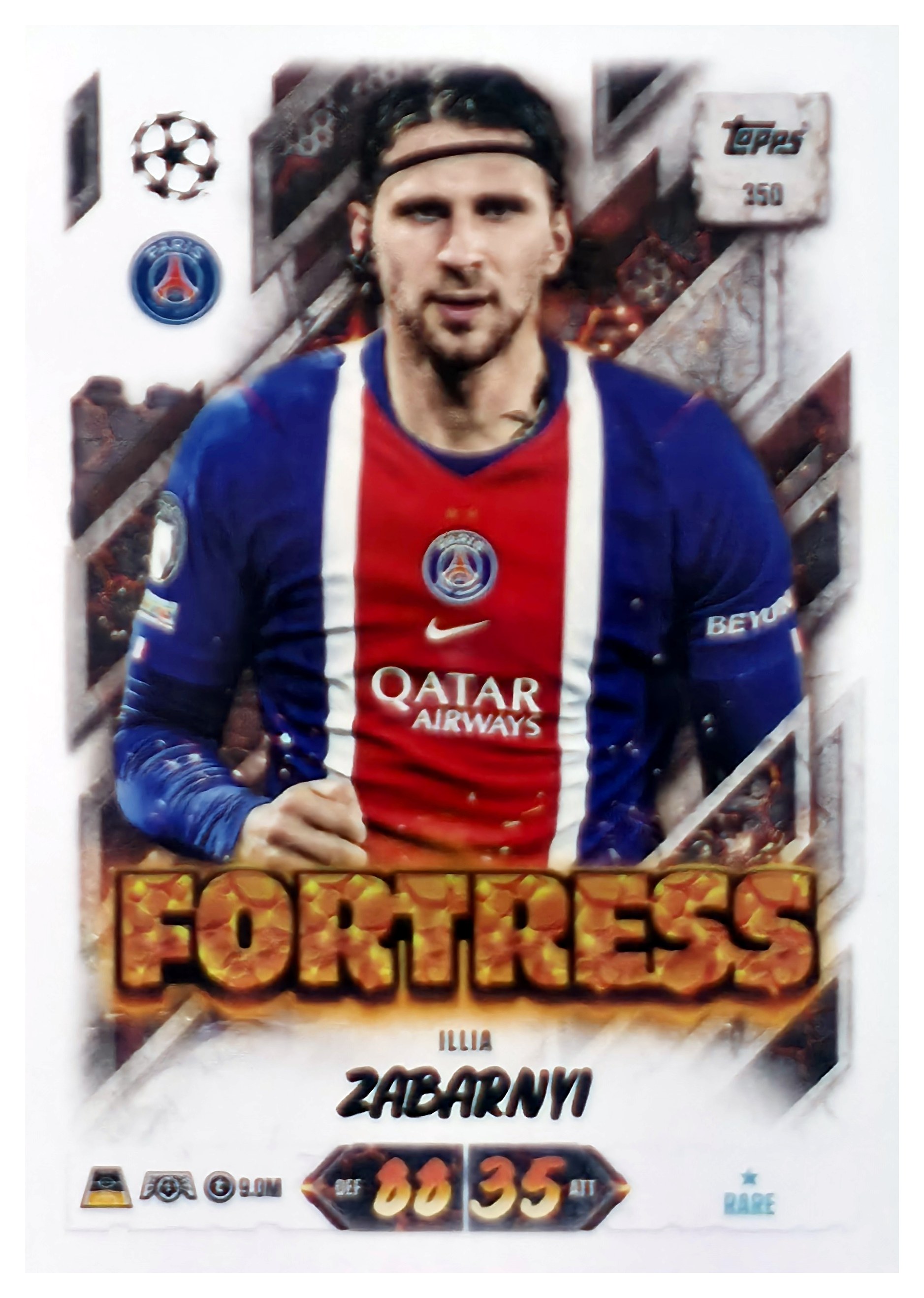 Illia Zabarnyi - Topps Match Attax UEFA Club Competitions Fortress 2026-27, Nr. 350