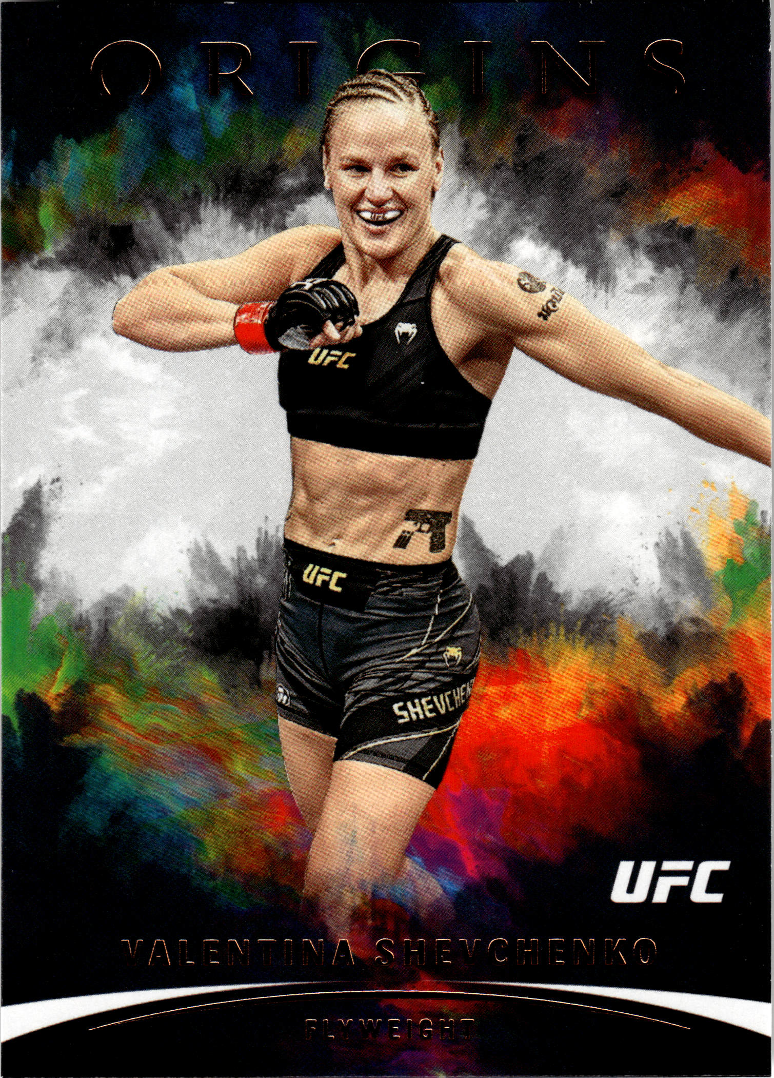 Valentina Shevchenko - Panini Chronicles UFC Origins 2022, Nr. 134 – Bronze (Art.-Nr. SG104057)