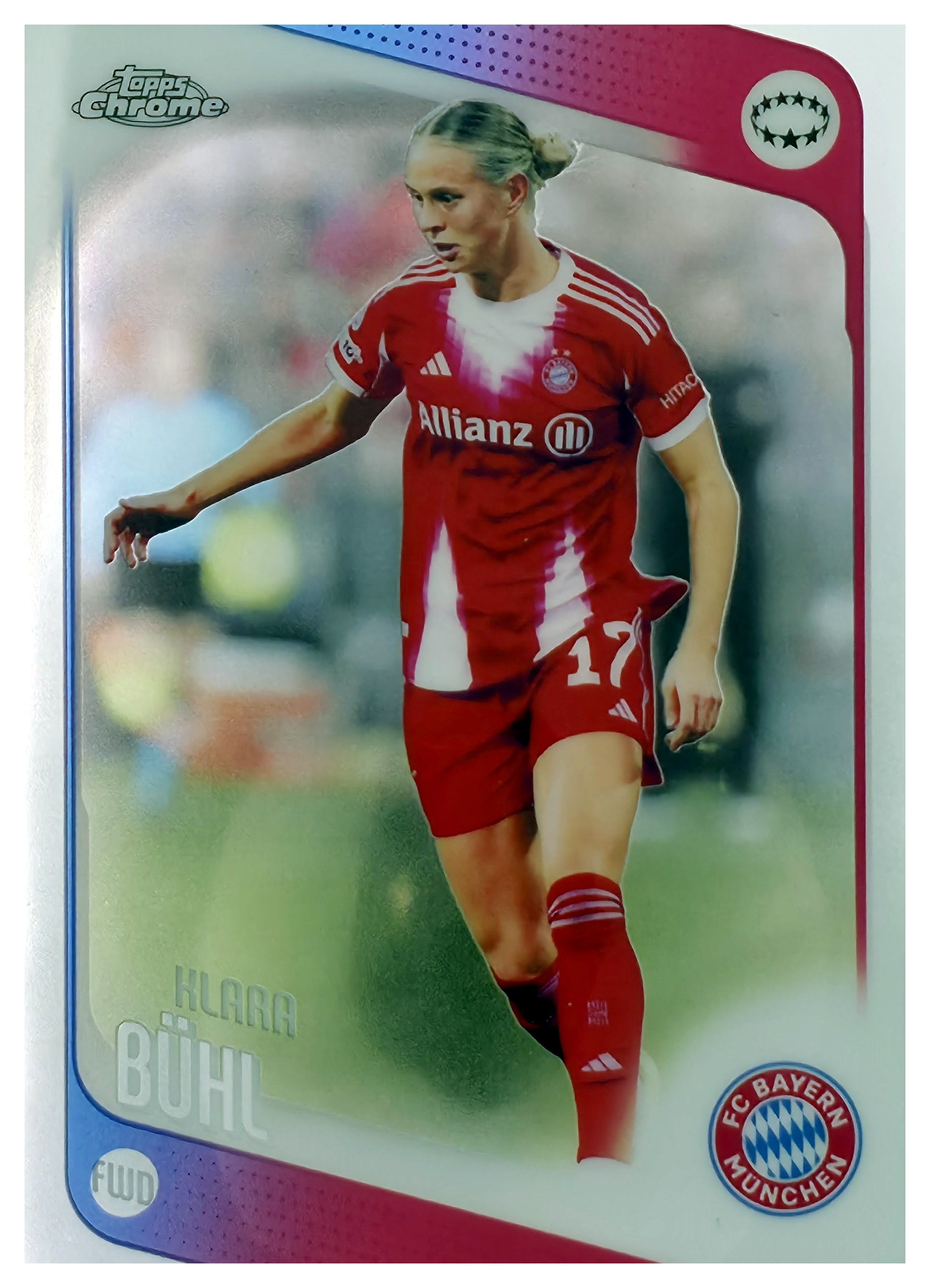 Klara Bühl - Topps Chrome UEFA Women's Champions League Base Set 2025-26, Nr. 92 (Art.-Nr. SG110910)
