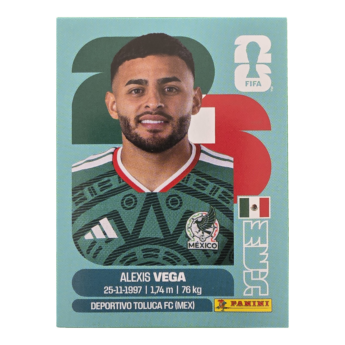 Alexis Vega - Mexiko, FIFA WM 2026, Nr. MEX18