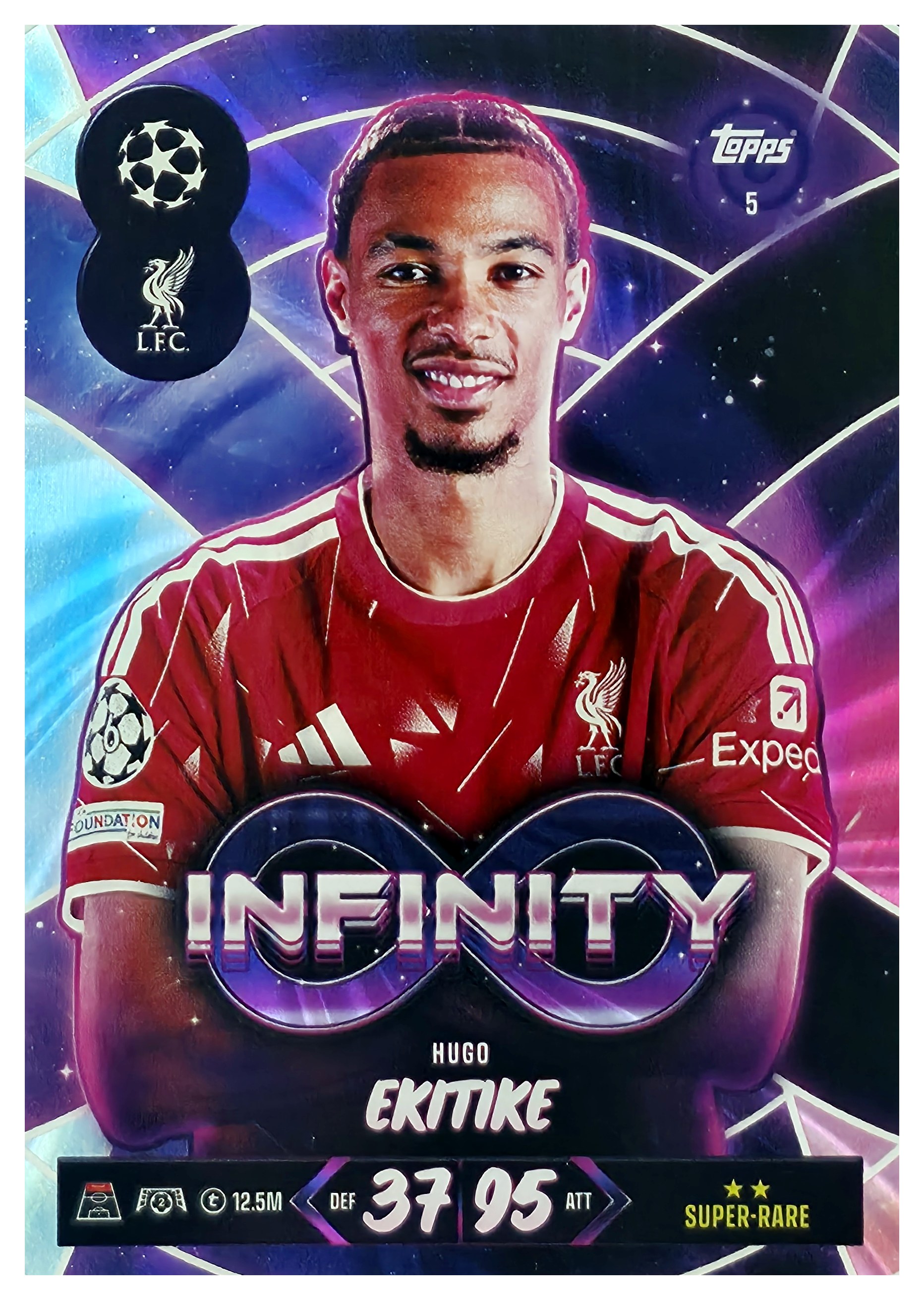 Hugo Ekitike - Topps Match Attax UEFA Club Competitions Infinity 2026-27, Nr. 5 (Art.-Nr. SG107428)