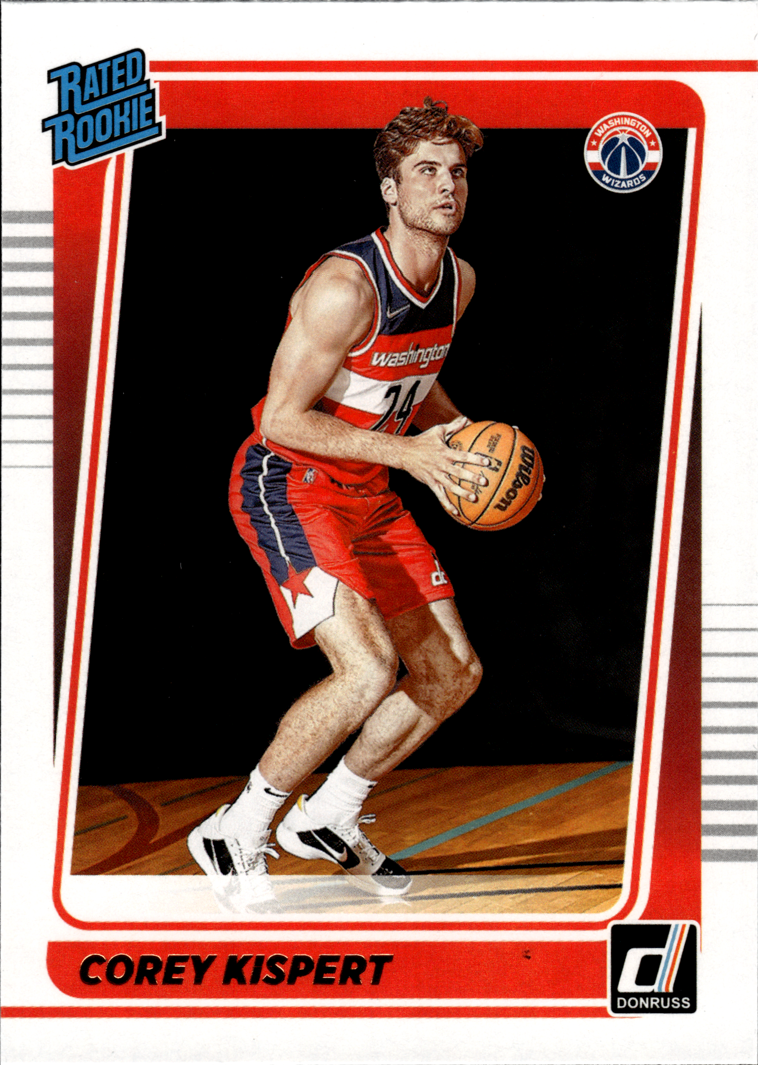 Corey Kispert - Panini Donruss Rated Rookie 2021-22, Nr. 233 (Art.-Nr. SG103328)