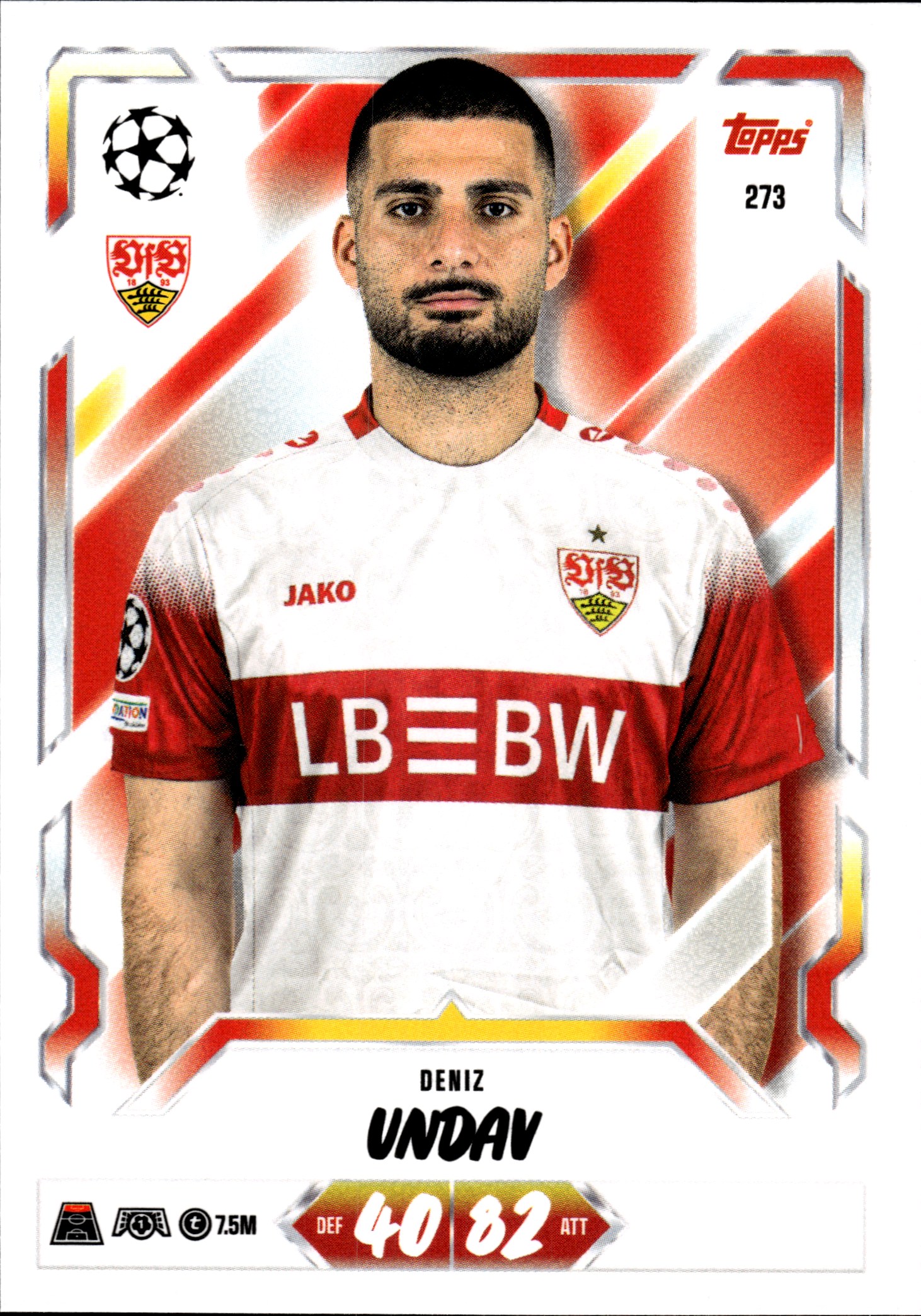 Deniz Undav - Topps Match Attax UEFA Club Competitions Base Set 2026-27, Nr. 273 (Art.-Nr. SG107326)