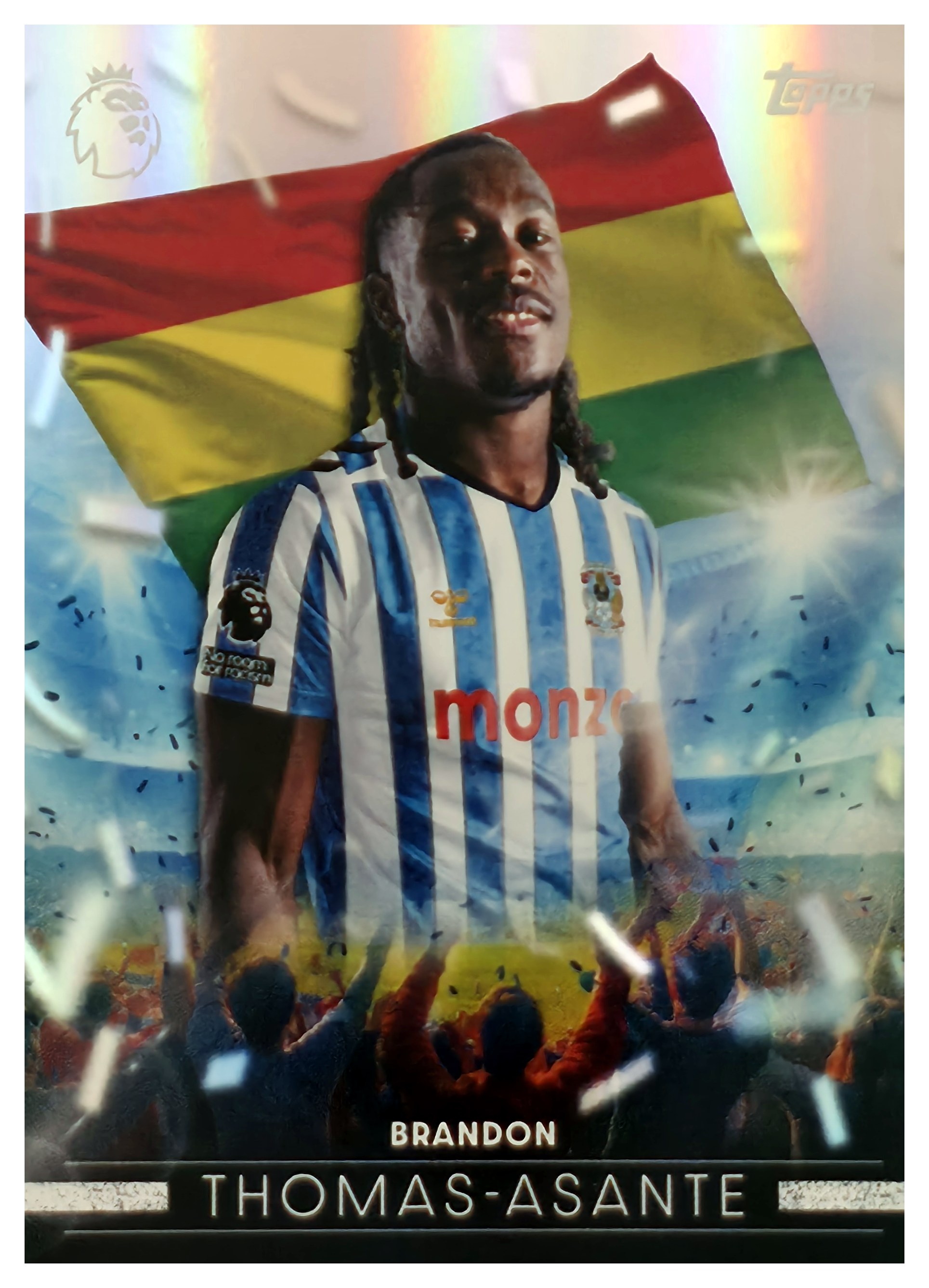 Brandon Thomas-Asante - Topps Flagship Premier League Flying the Flag 2026-27, Nr. FF 25 – Insert (Art.-Nr. SG110992)