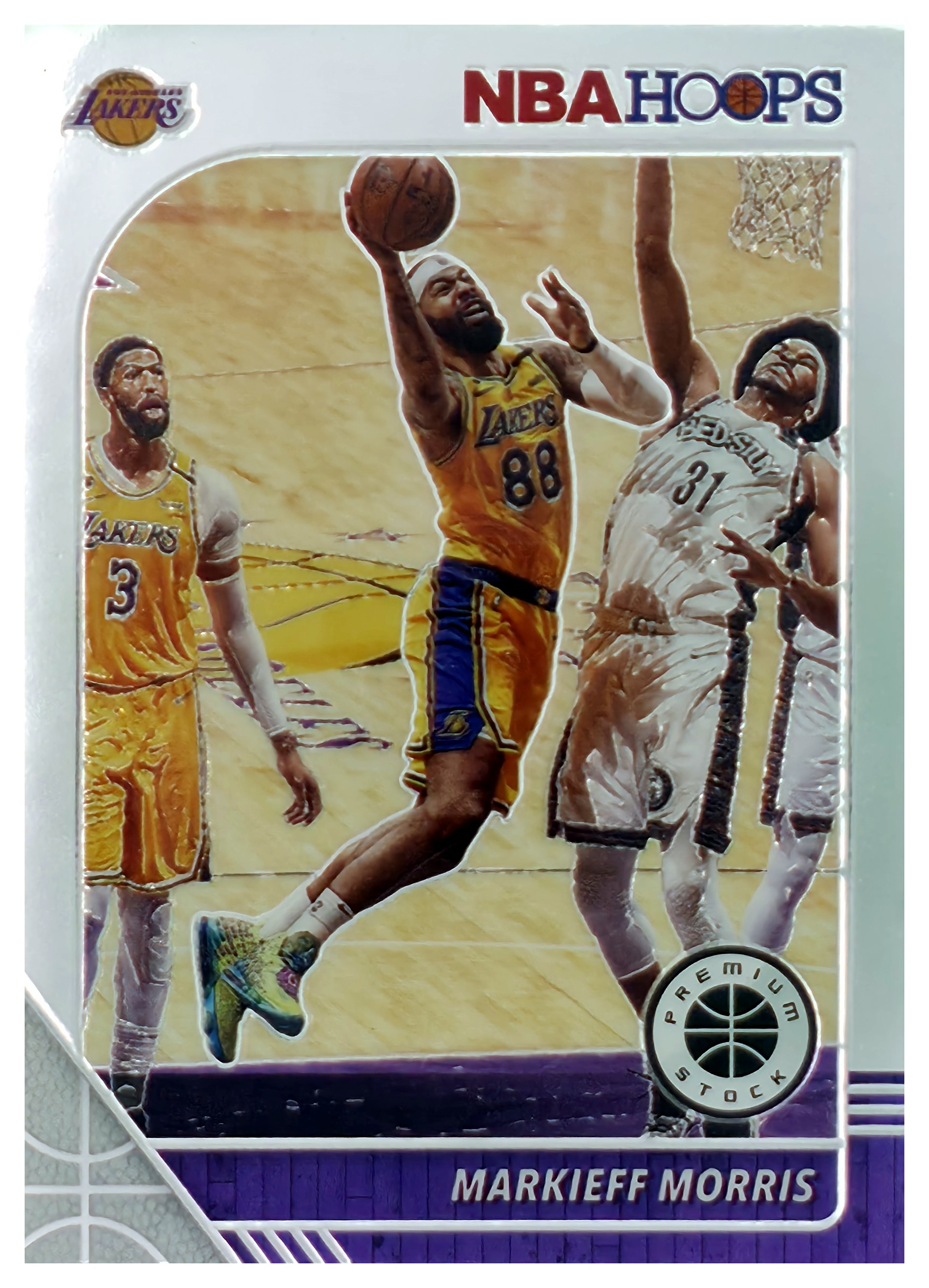Markieff Morris - Panini Hoops Premium Stock Base Set 2019-20, Nr. 136 (Art.-Nr. SG107000)