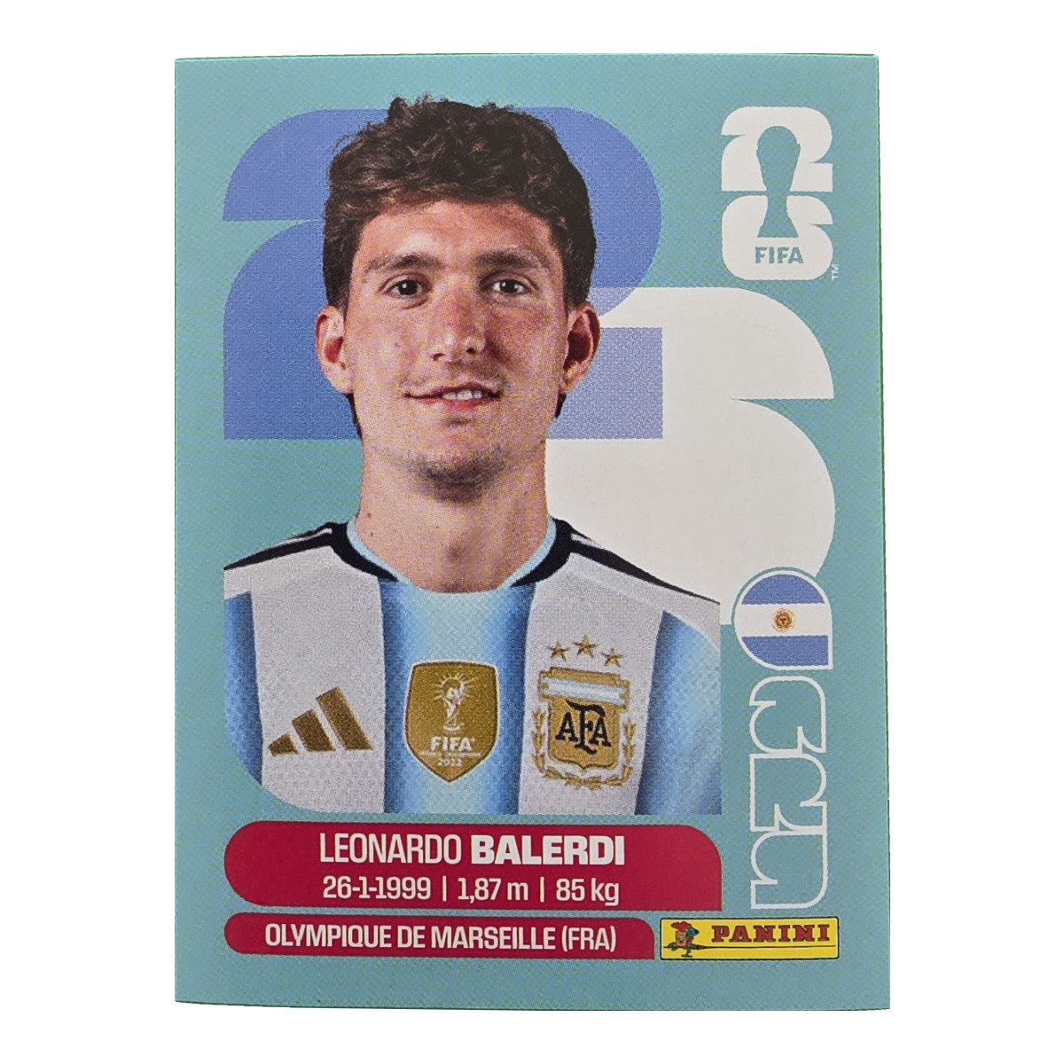 Leonardo Balerdi - Argentinien, FIFA WM 2026, Nr. ARG7