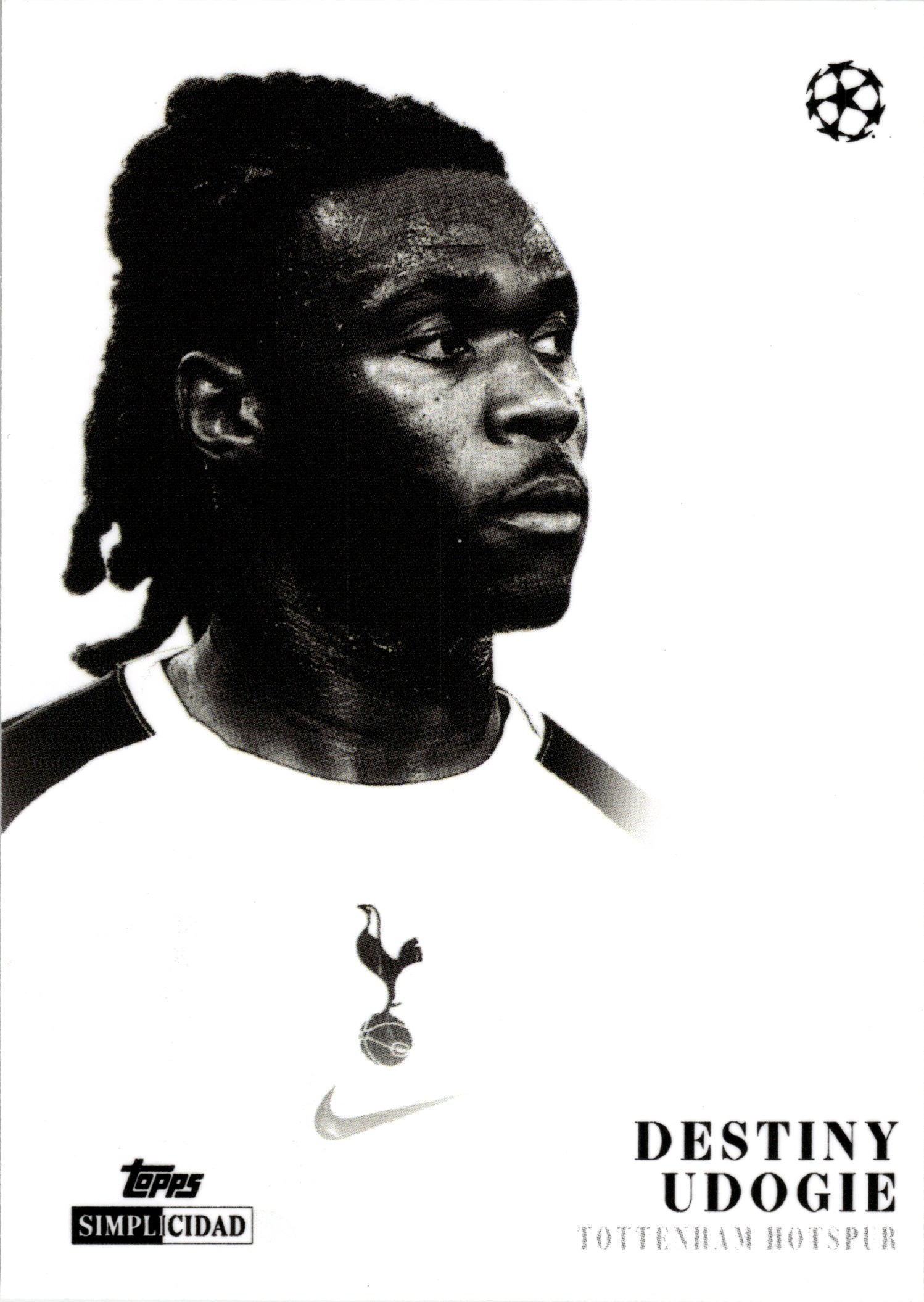 Destiny Udogie - Topps Simplicidad UEFA Club Competitions Estrellas Internacionales 2025-26 (Art.-Nr. SG107845)