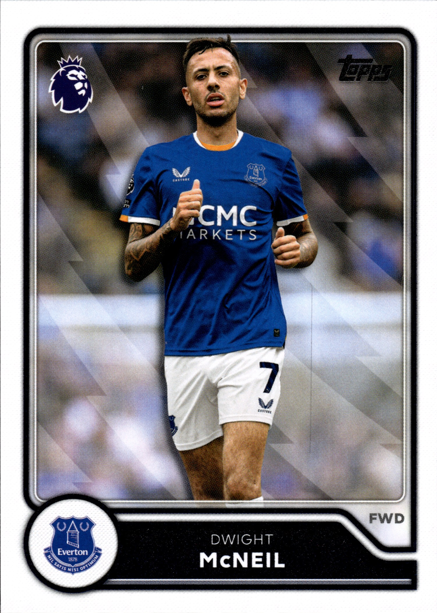 Dwight McNeil - Topps Flagship Premier League Base Set 2026-27, Nr. 129 (Art.-Nr. SG109166)