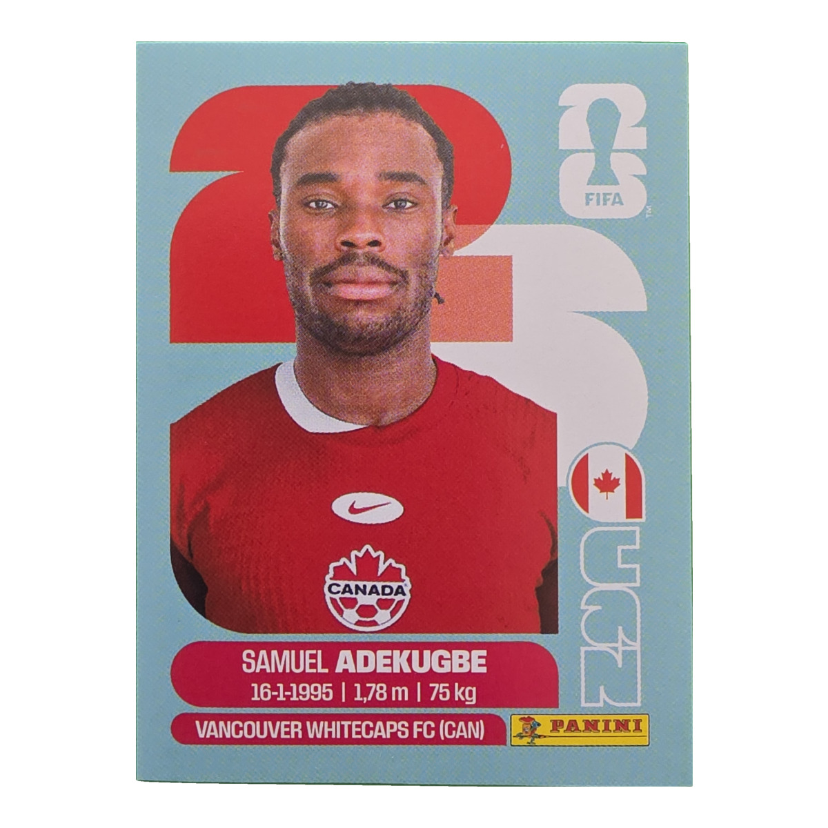 Samuel Adekugbe - Kanada, FIFA WM 2026, Nr. CAN5