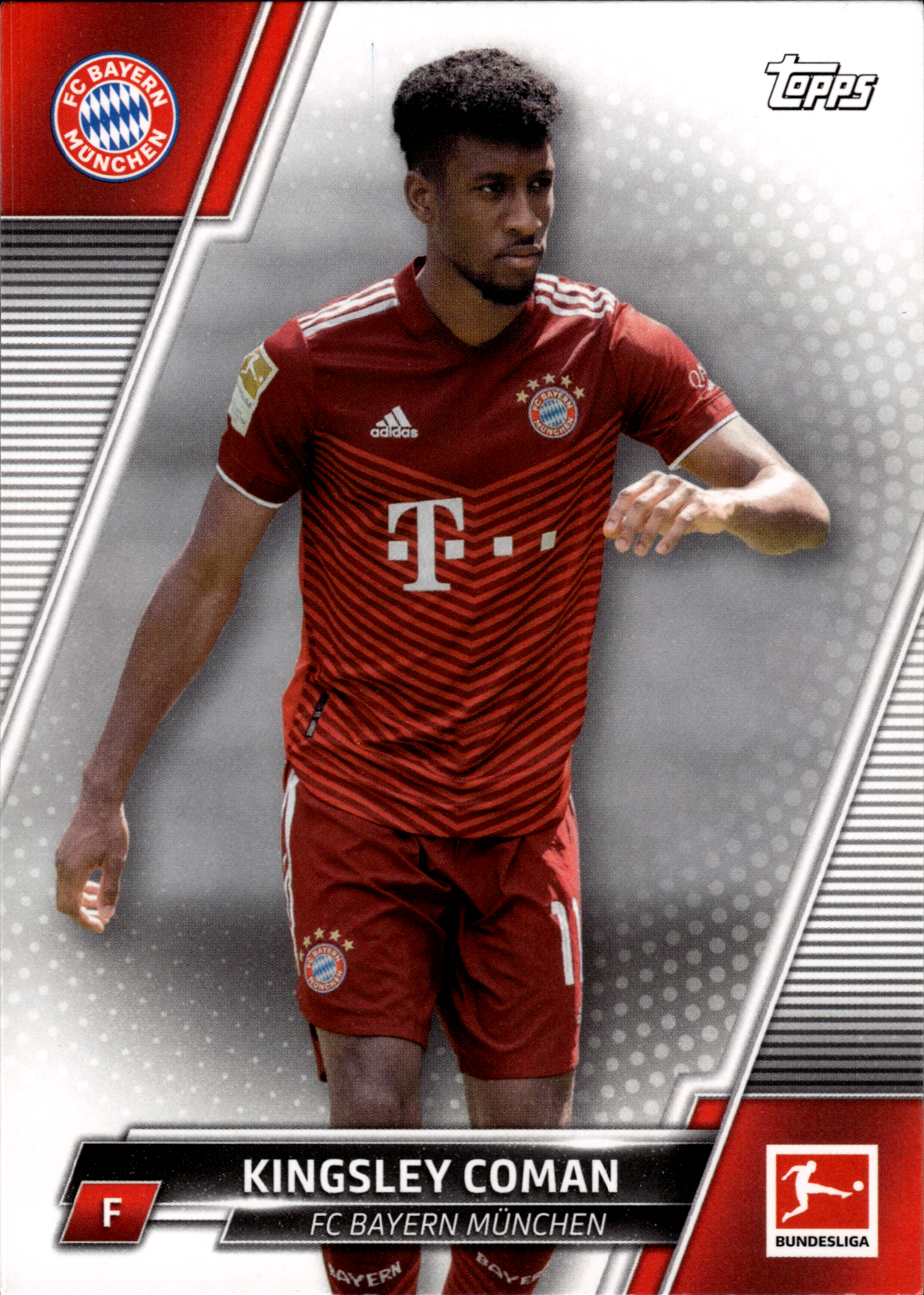 Kingsley Coman - Topps Bundesliga 2021-22, Nr. 158 (Art.-Nr. SG103022)