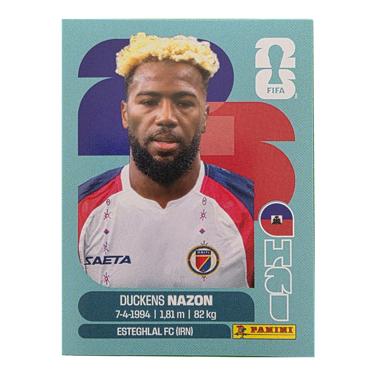 Duckens Nazon - Haiti, FIFA WM 2026, Nr. HAI18