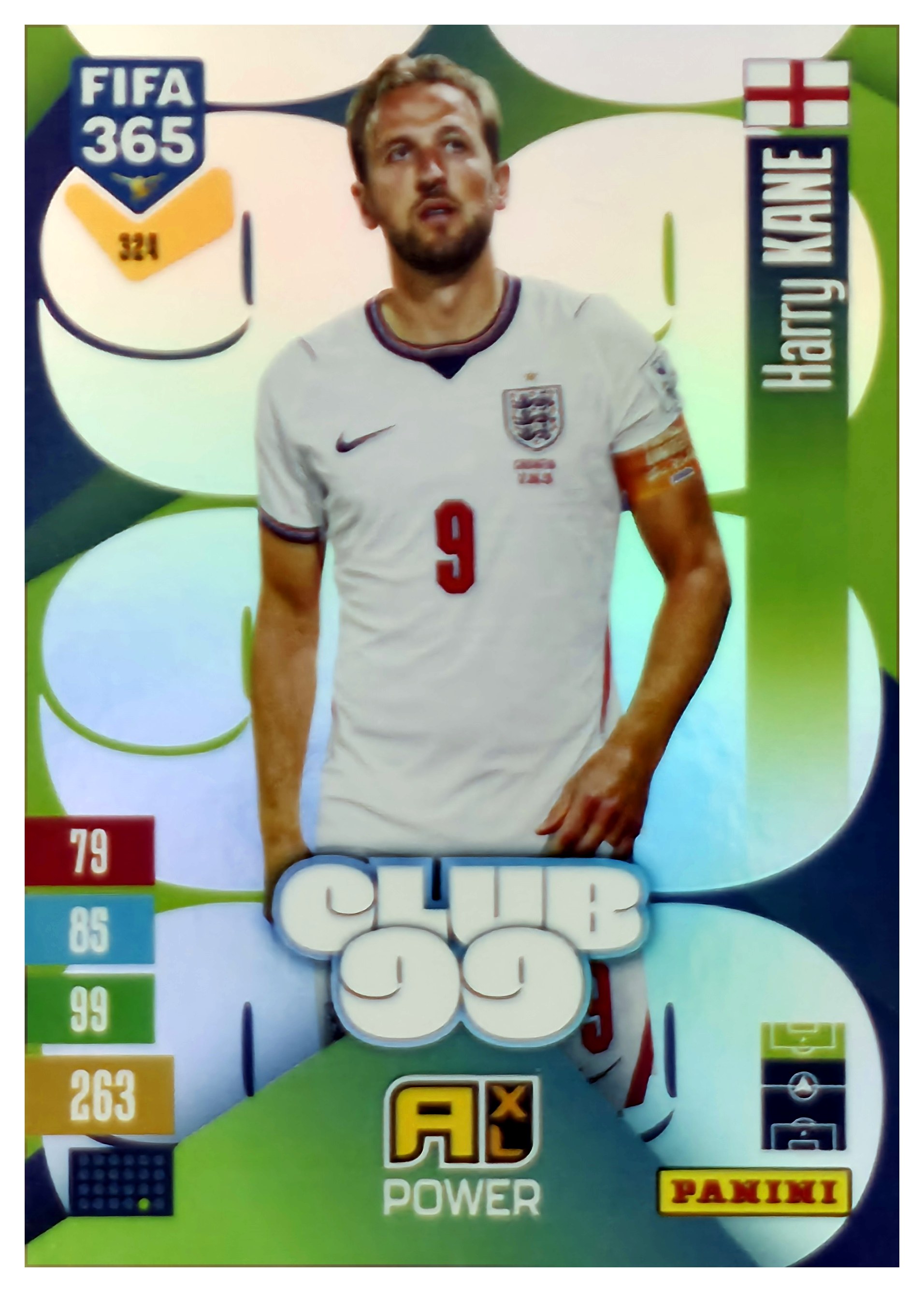 Harry Kane - Panini Adrenalyn XL FIFA 365 Club 99 2026-27, Nr. 324 – Insert