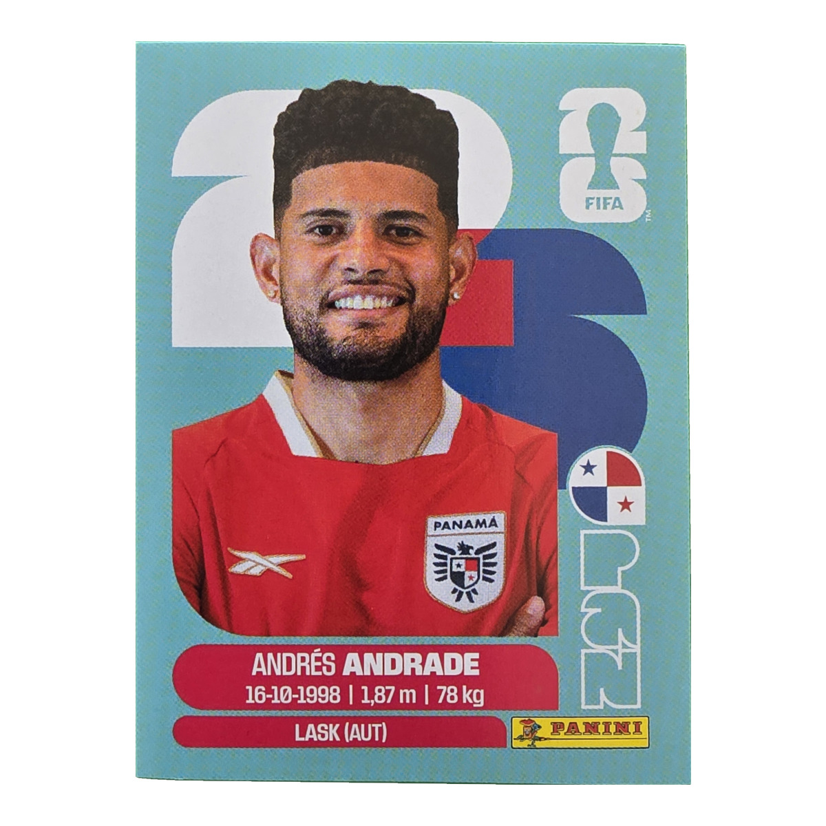 Andres Andrade - Panama, FIFA WM 2026, Nr. PAN5