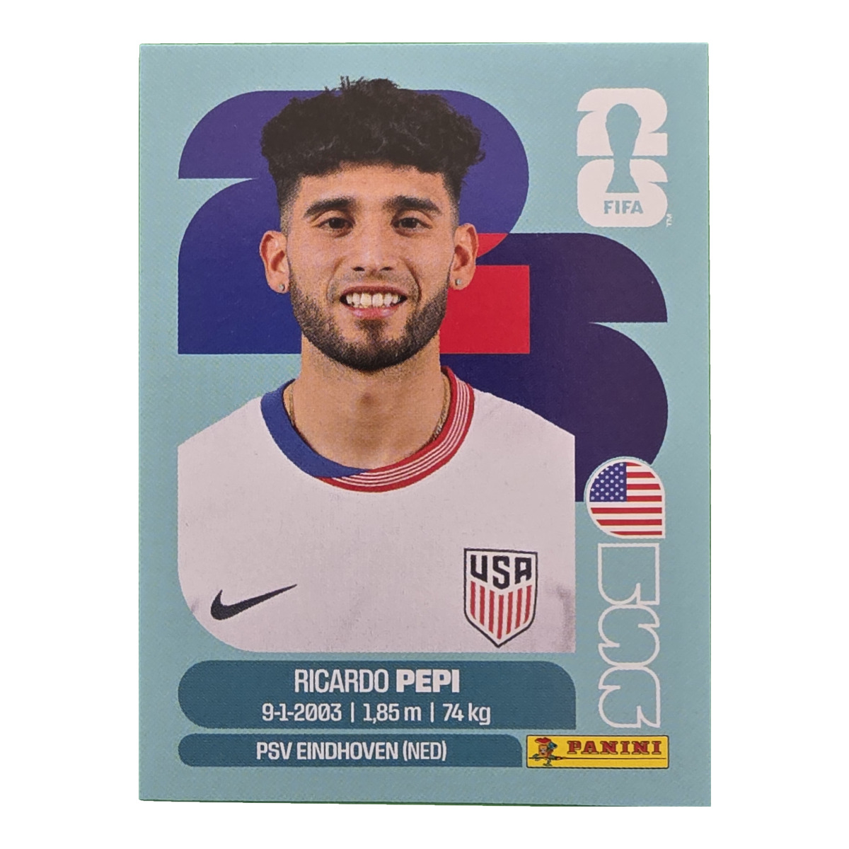 Ricardo Pepi - USA, FIFA WM 2026, Nr. USA18