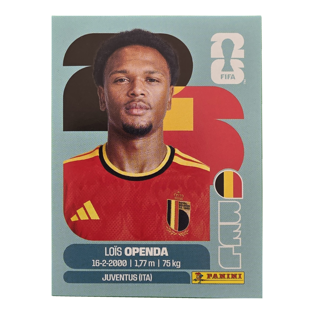 Loïs Openda - Belgien, FIFA WM 2026, Nr. BEL19