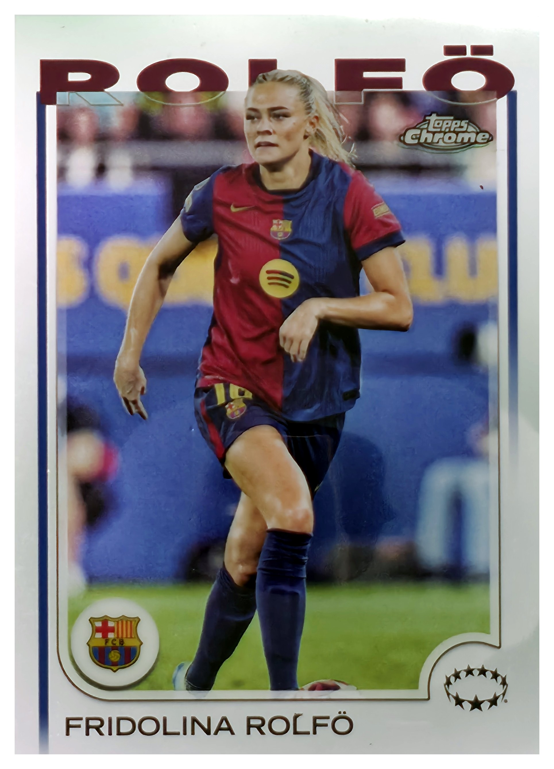 Fridolina Rolfö - Topps Chrome UEFA Women's Champions League Base Set 2024-25, Nr. 96 (Art.-Nr. SG110956)