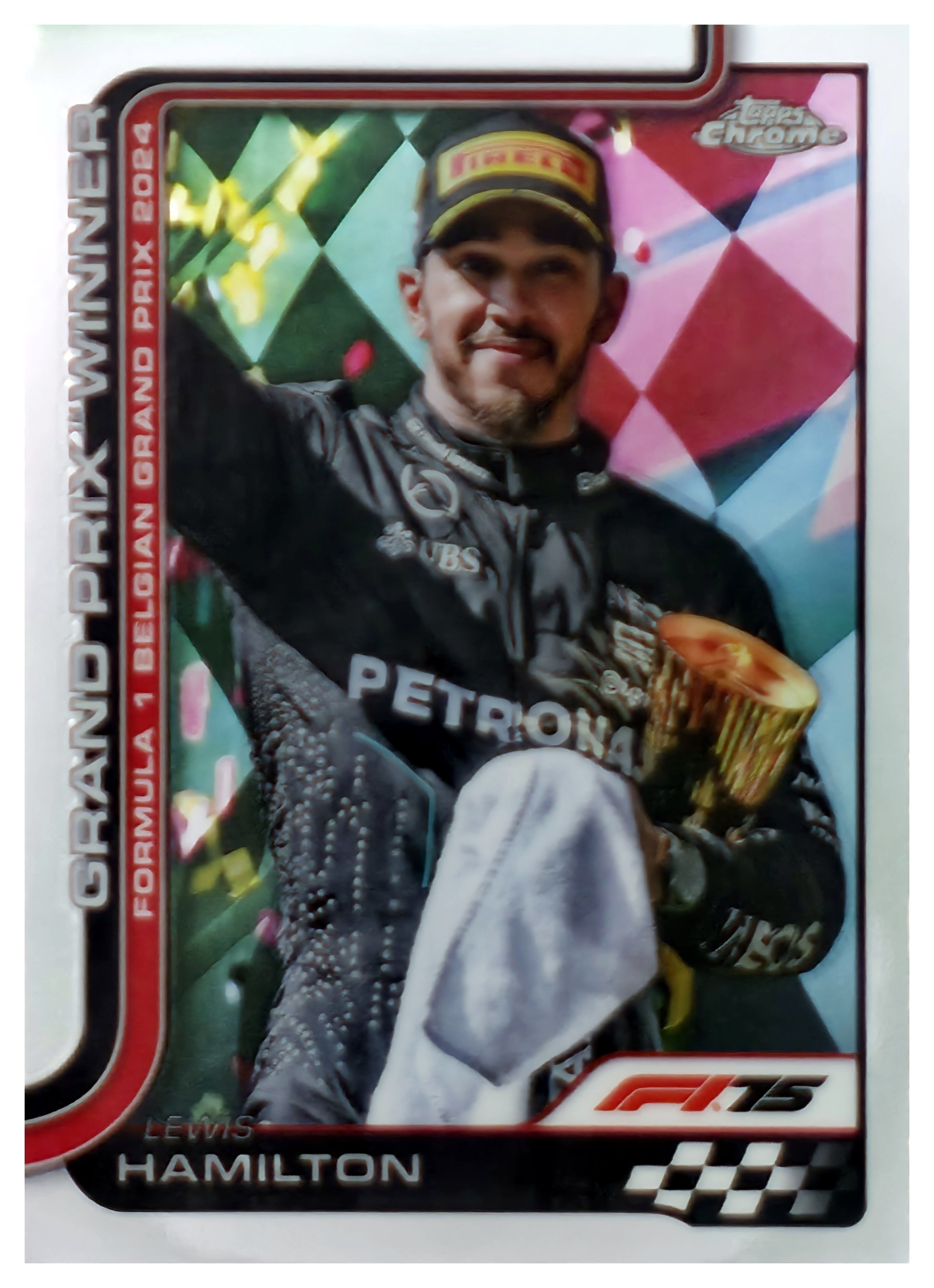 Lewis Hamilton - Topps Chrome Formula 1 Grand Prix Winner 2025, Nr. 106 (Art.-Nr. SG108995)
