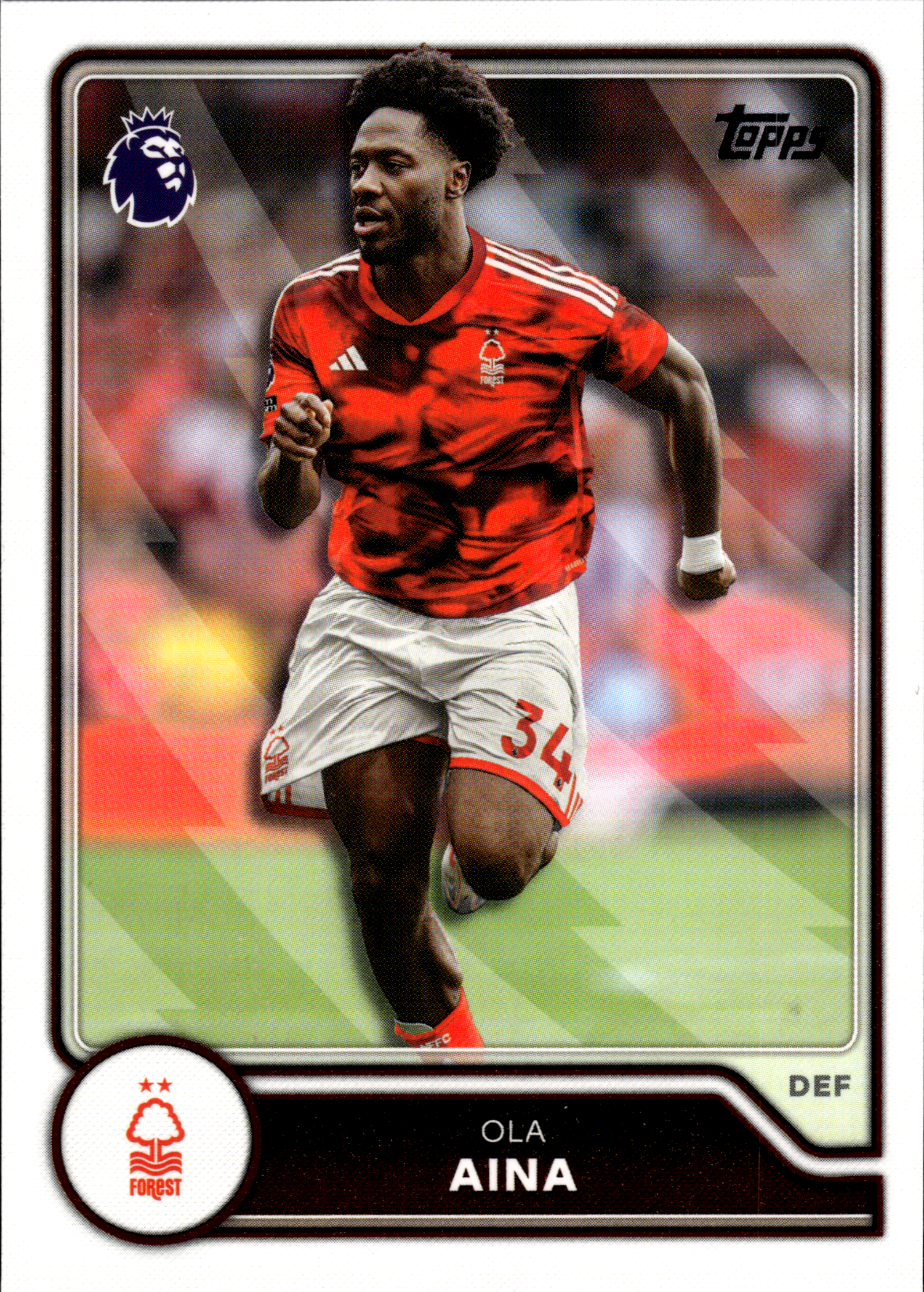 Ola Aina - Topps Flagship Premier League Base Set 2026-27, Nr. 222 (Art.-Nr. SG105017)