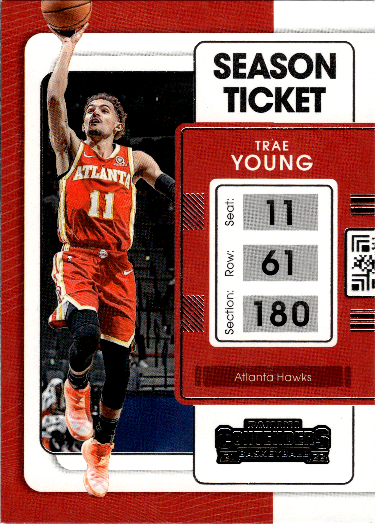 Trae Young - Panini Contenders Season Ticket 2021-22, Nr. 4 (Art.-Nr. SG103651)
