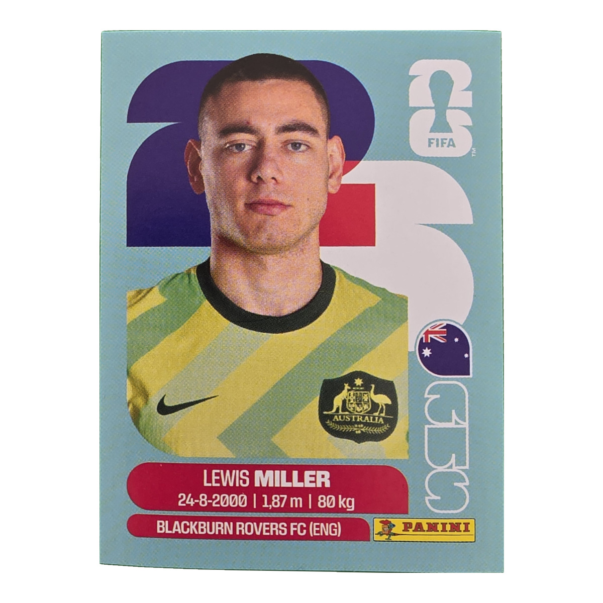 Lewis Miller - Australien, FIFA WM 2026, Nr. AUS9