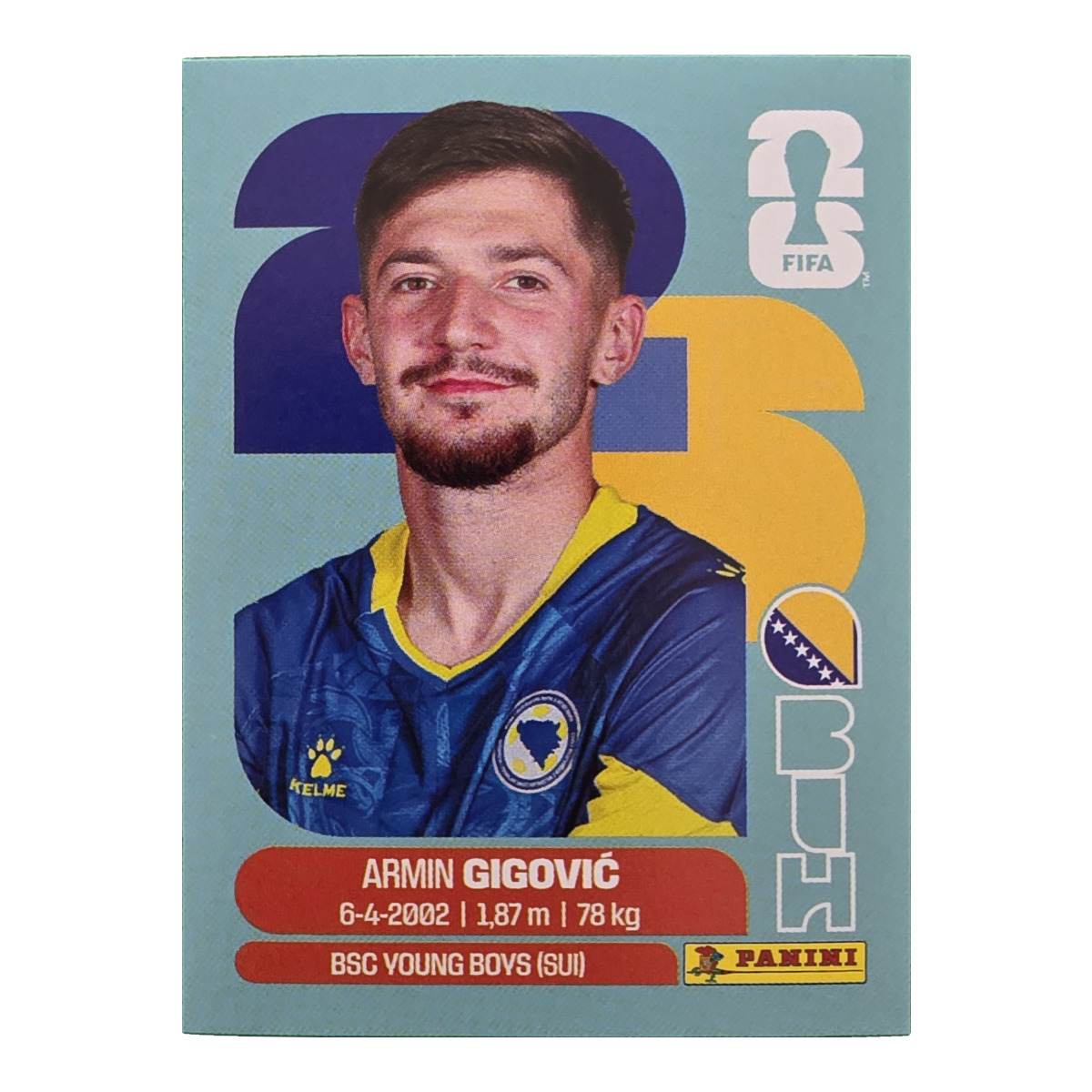 Armin Gigovic - Bosnien und Herzegowina, FIFA WM 2026, Nr. BIH10