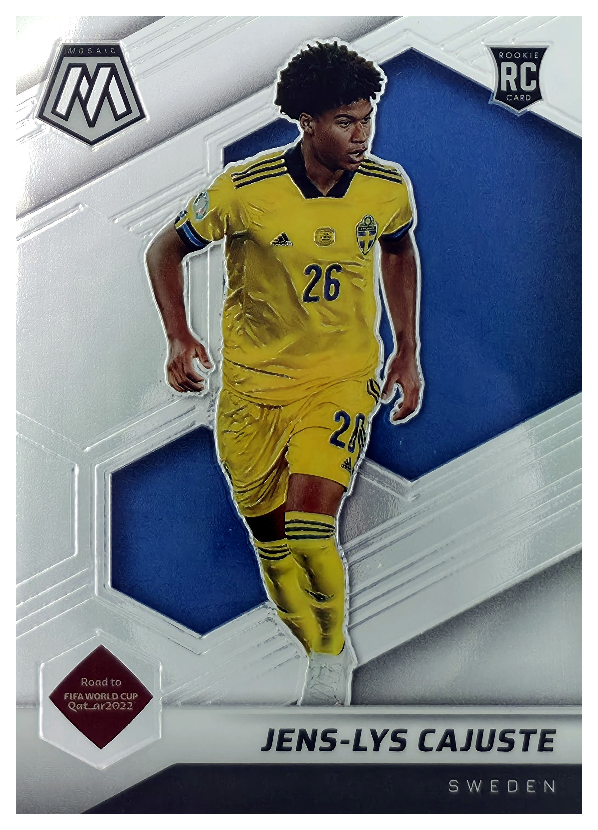 Jens-Lys Cajuste - Panini Mosaic FIFA Road to World Cup Base Set 2021-22, Nr. 91 – Rookie Card (Art.-Nr. SG105975)