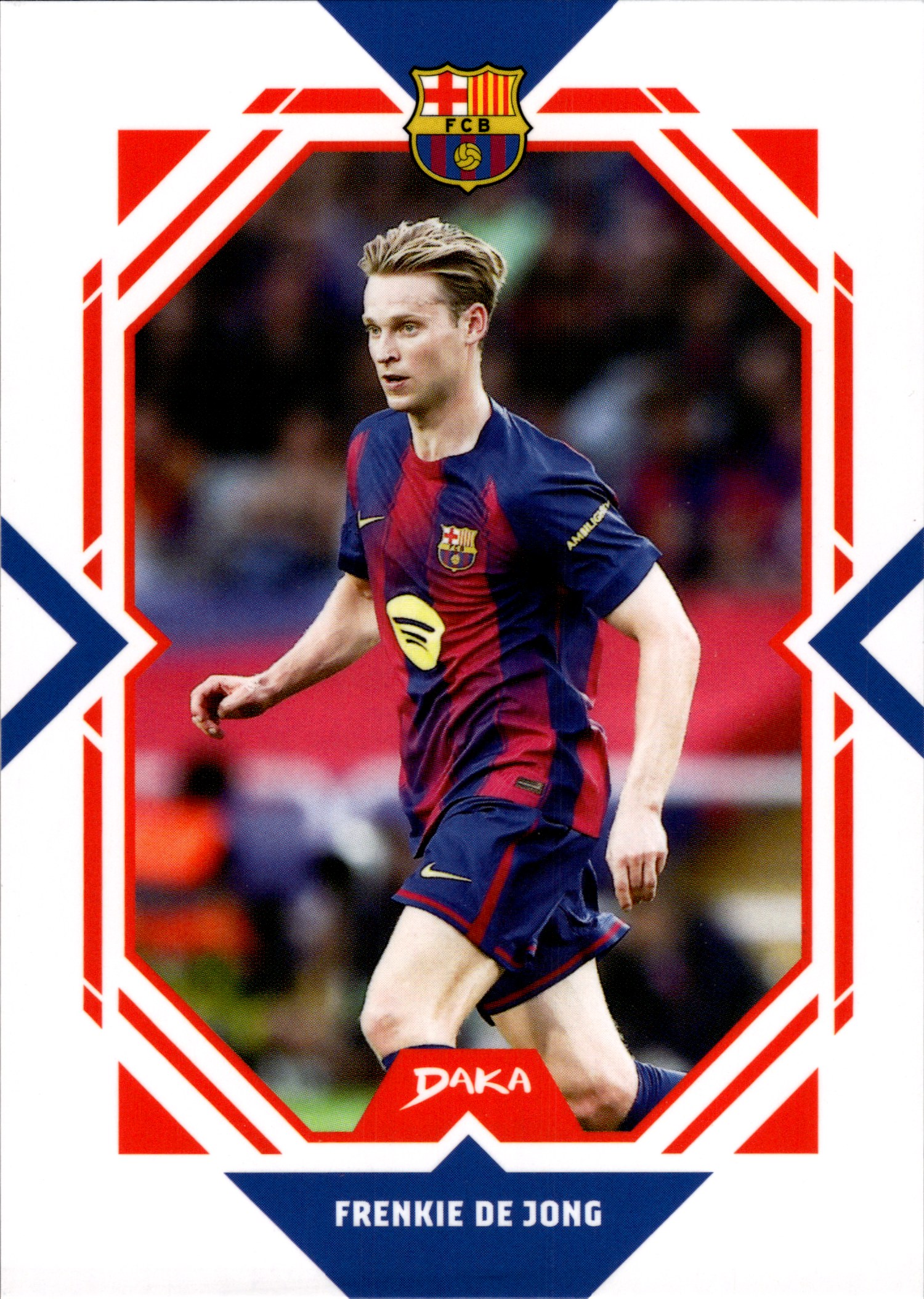 Frenkie de Jong - DAKA FC Barcelona Top Audience Base Set 2025-26, Nr. FCB-10-A (Art.-Nr. SG108004)