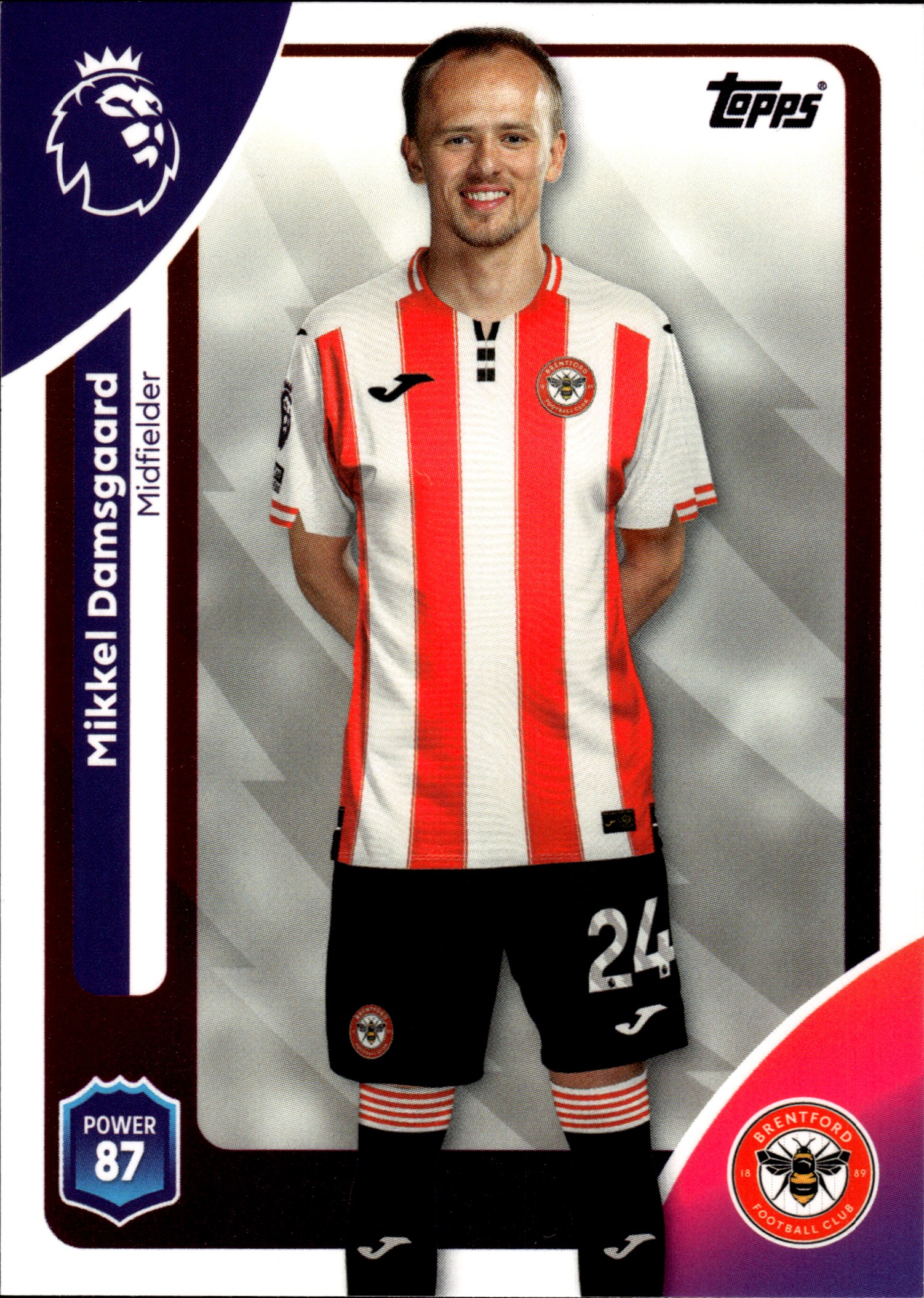 Mikkel Damsgaard - Topps Match Attax Premier League Base Set 2025-26, Nr. 63 (Art.-Nr. SG109914)