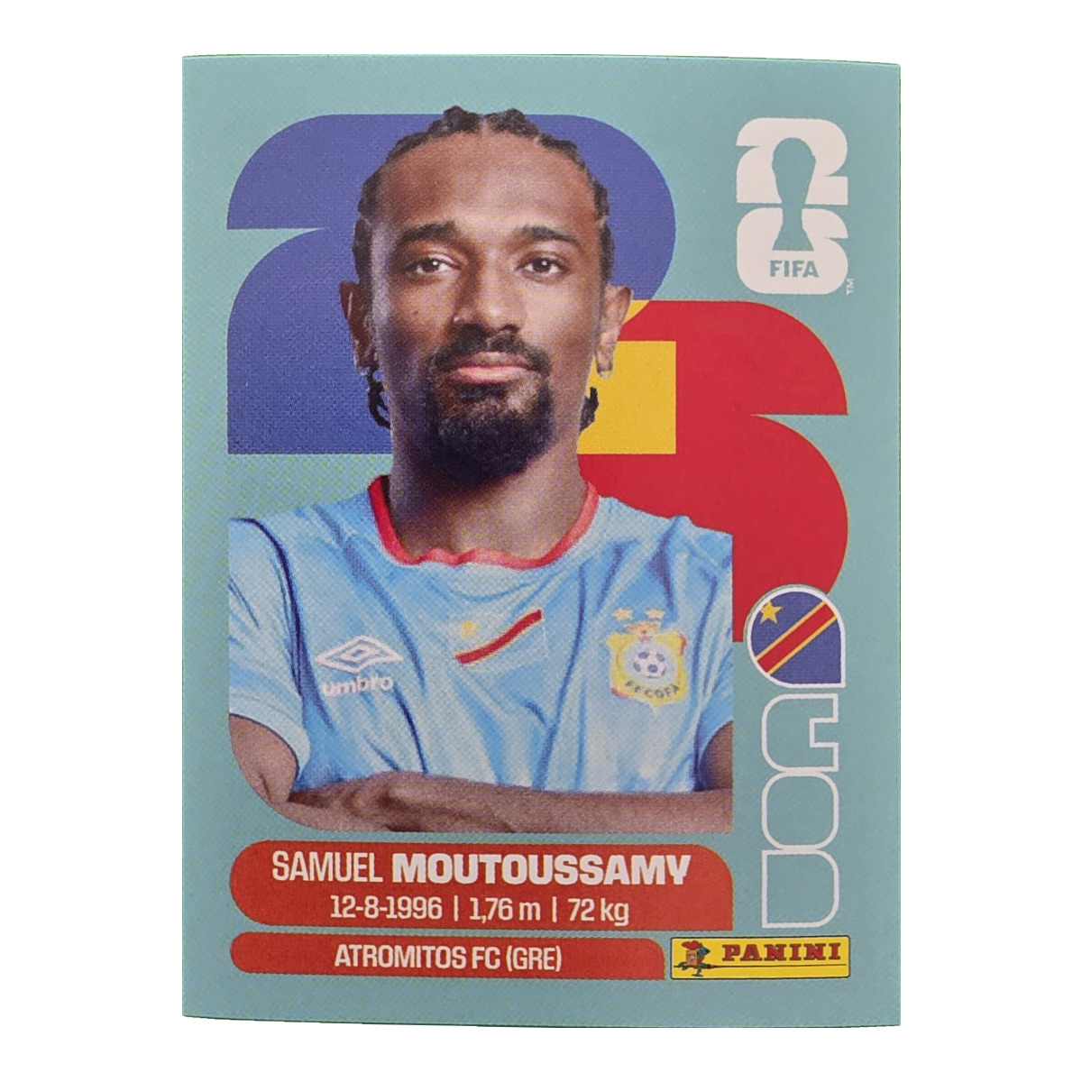 Samuel Moutoussamy - Kongo DR, FIFA WM 2026, Nr. COD11