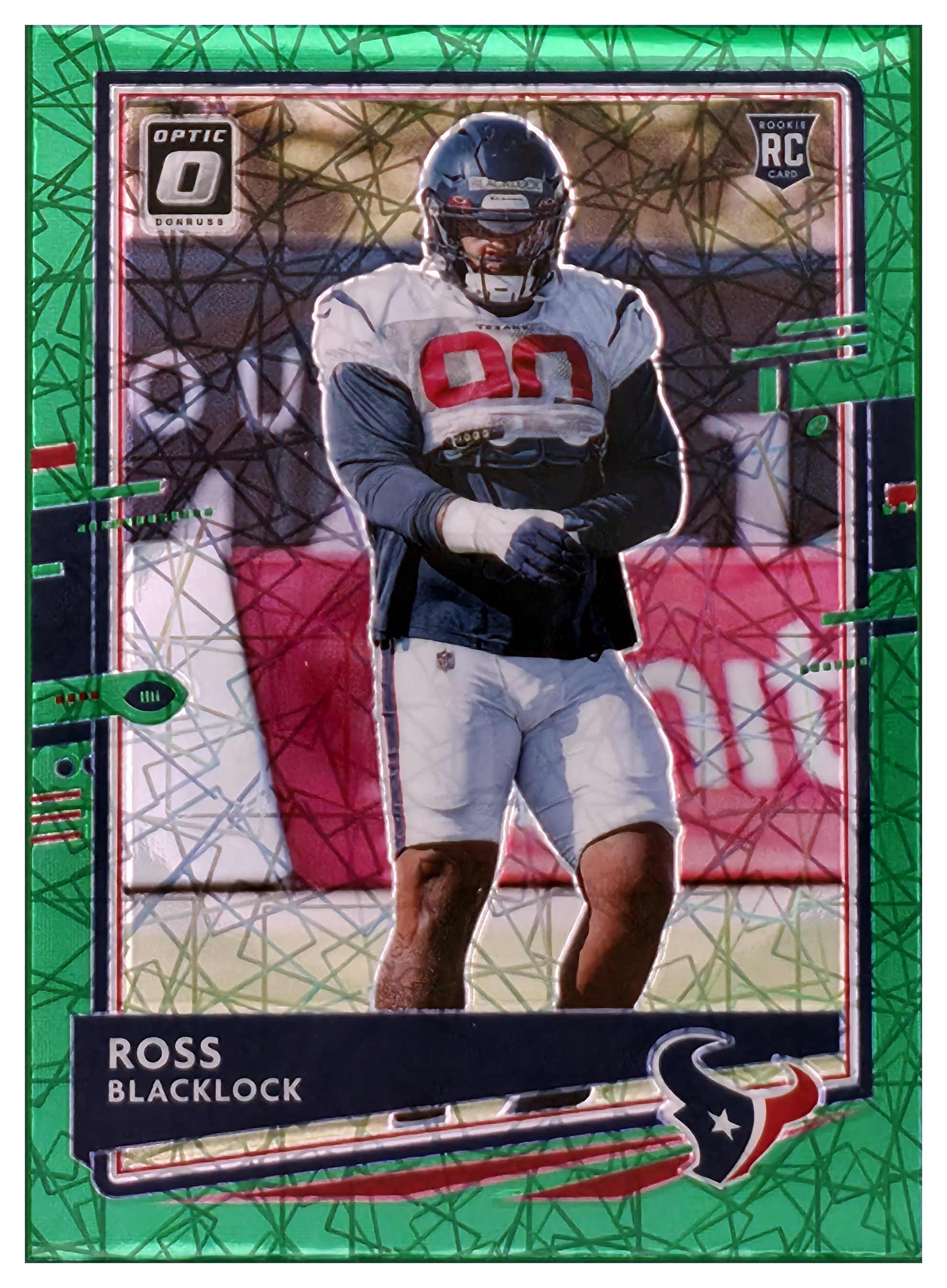 Ross Blacklock - Panini Donruss Optic Base Set 2020, Nr. 133 – Rookie Card, Green Velocity (Art.-Nr. SG108661)