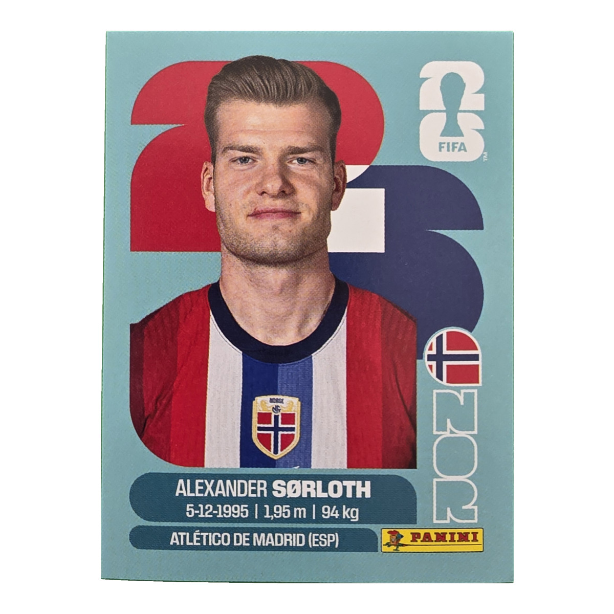 Alexander Sørloth - Norwegen, FIFA WM 2026, Nr. NOR16