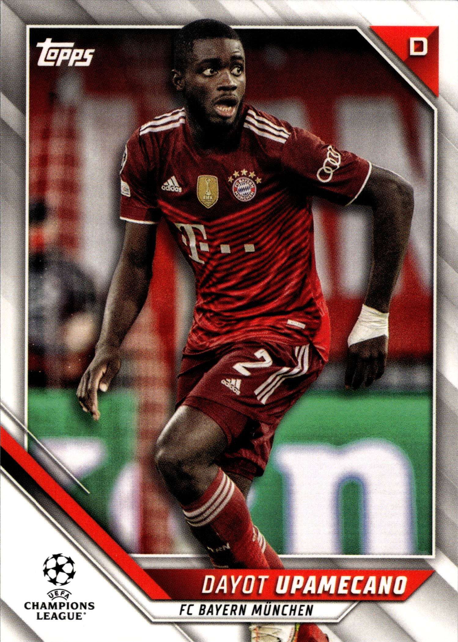 Dayot Upamecano - Topps UEFA Champions League Base Set 2021-22, Nr. 172 (Art.-Nr. SG103040)
