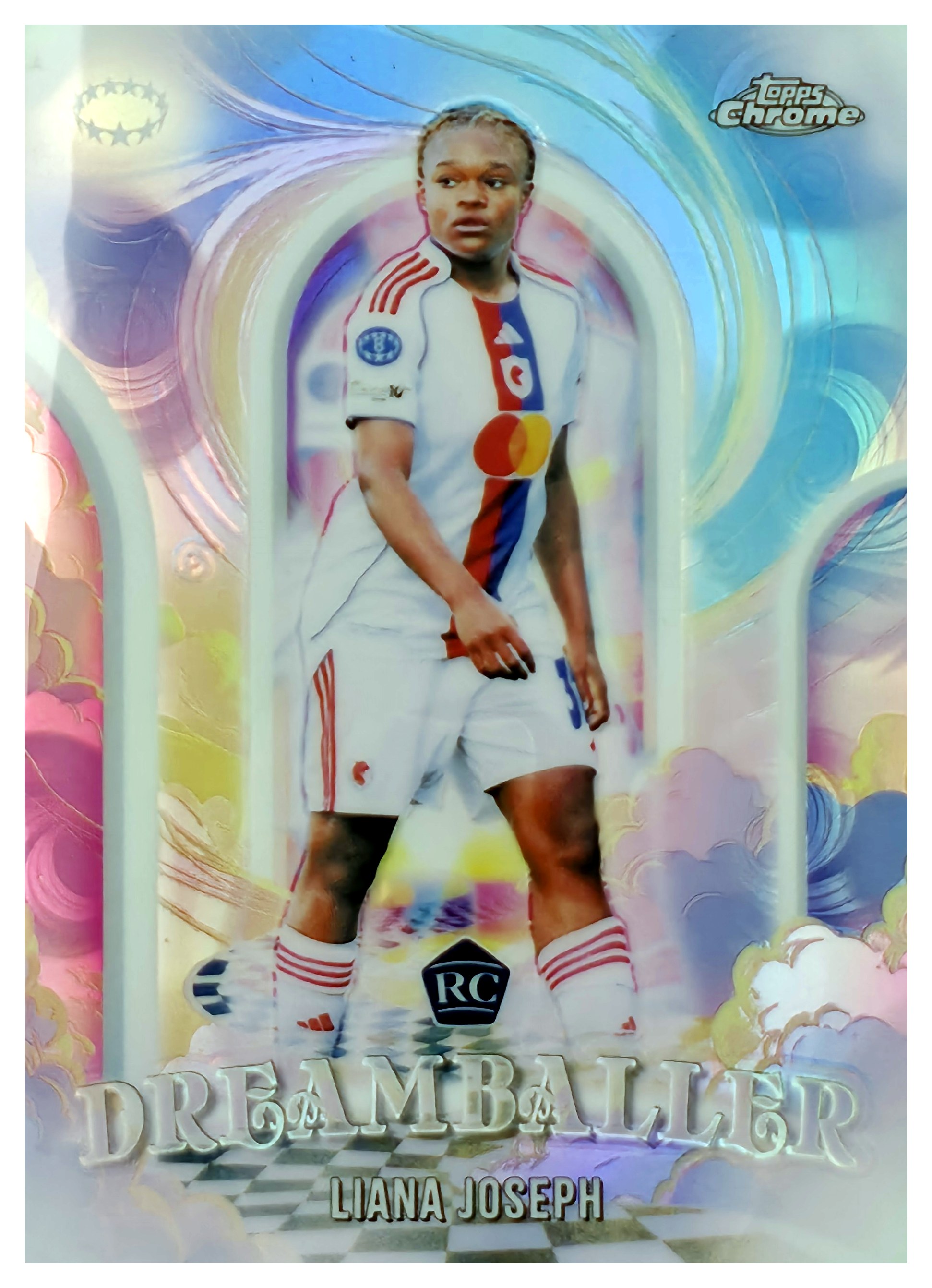 Liana Joseph - Topps Chrome UEFA Women's Champions League Dreamballer 2025-26, Nr. DB-12 – Rookie Card, Insert (Art.-Nr. SG110946)