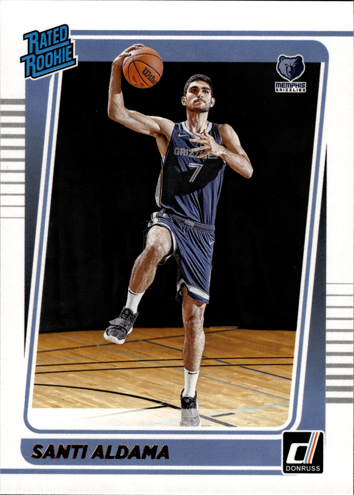 Santi Aldama - Panini Donruss Rated Rookie 2021-22, Nr. 226 – Bronze (Art.-Nr. SG103888)