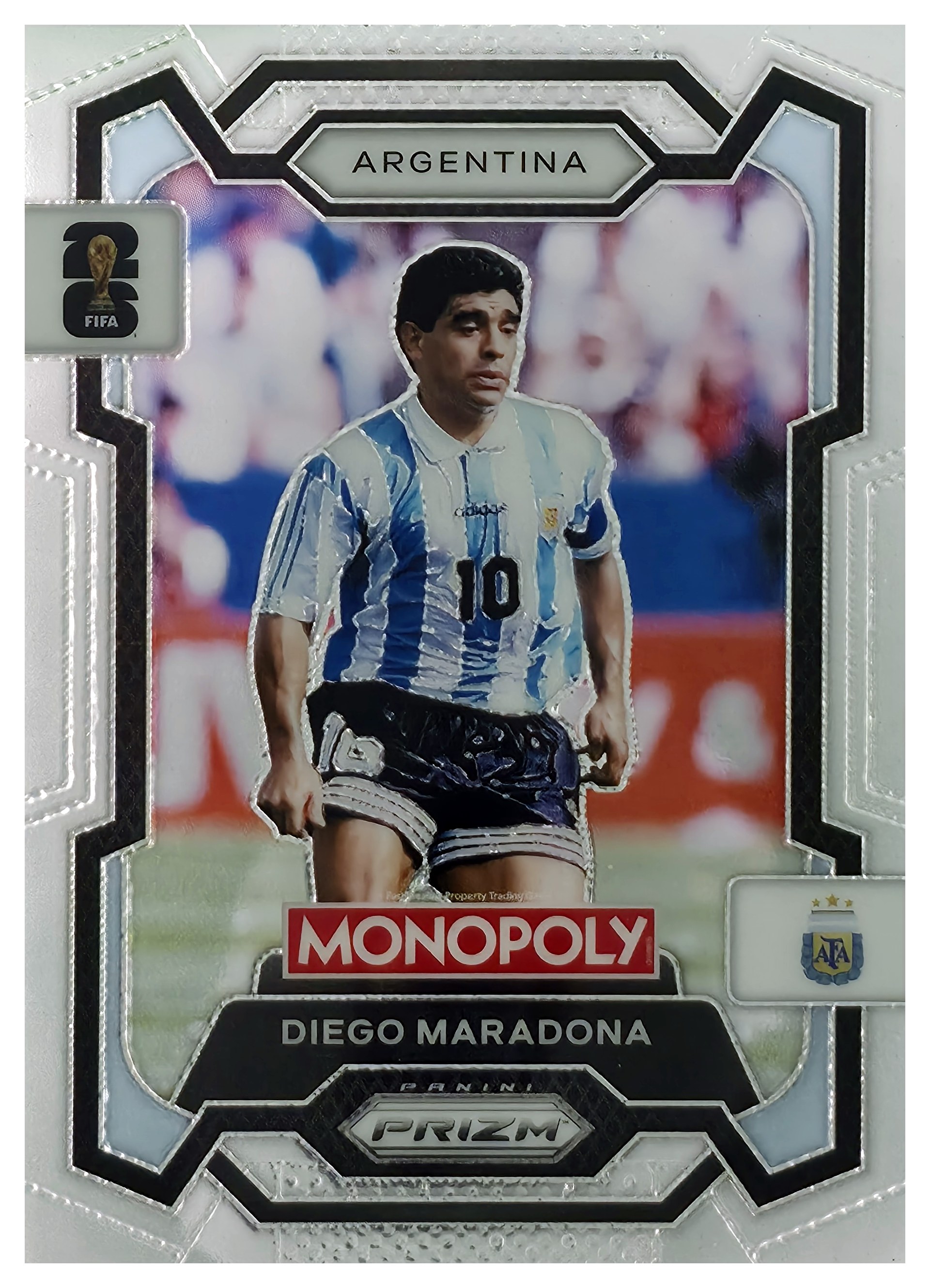 Diego Maradona - Panini Prizm Monopoly FIFA World Cup Base Set 2026, Nr. 3 (Art.-Nr. SG109097)
