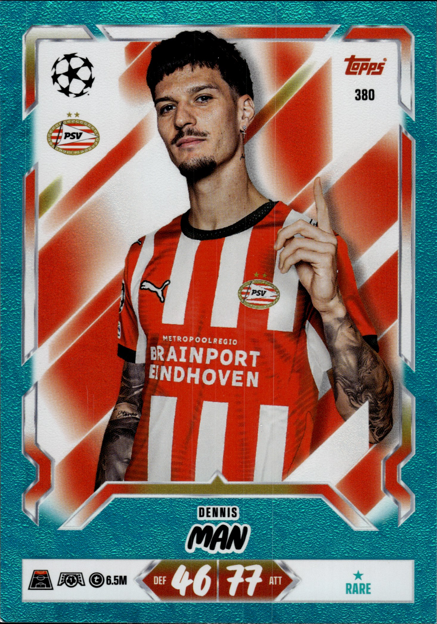 Dennis Man - Topps Match Attax UEFA Club Competitions Base Set 2026-27, Nr. 380 – Rare (Art.-Nr. SG107402)