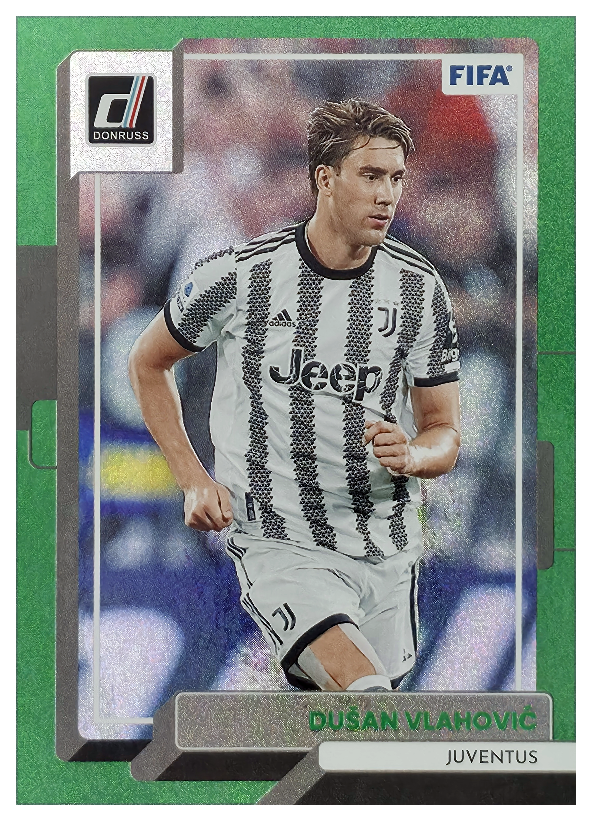 Dušan Vlahović - Panini Donruss Base Set 2022-23, Nr. 154 – Green (Art.-Nr. SG106451)