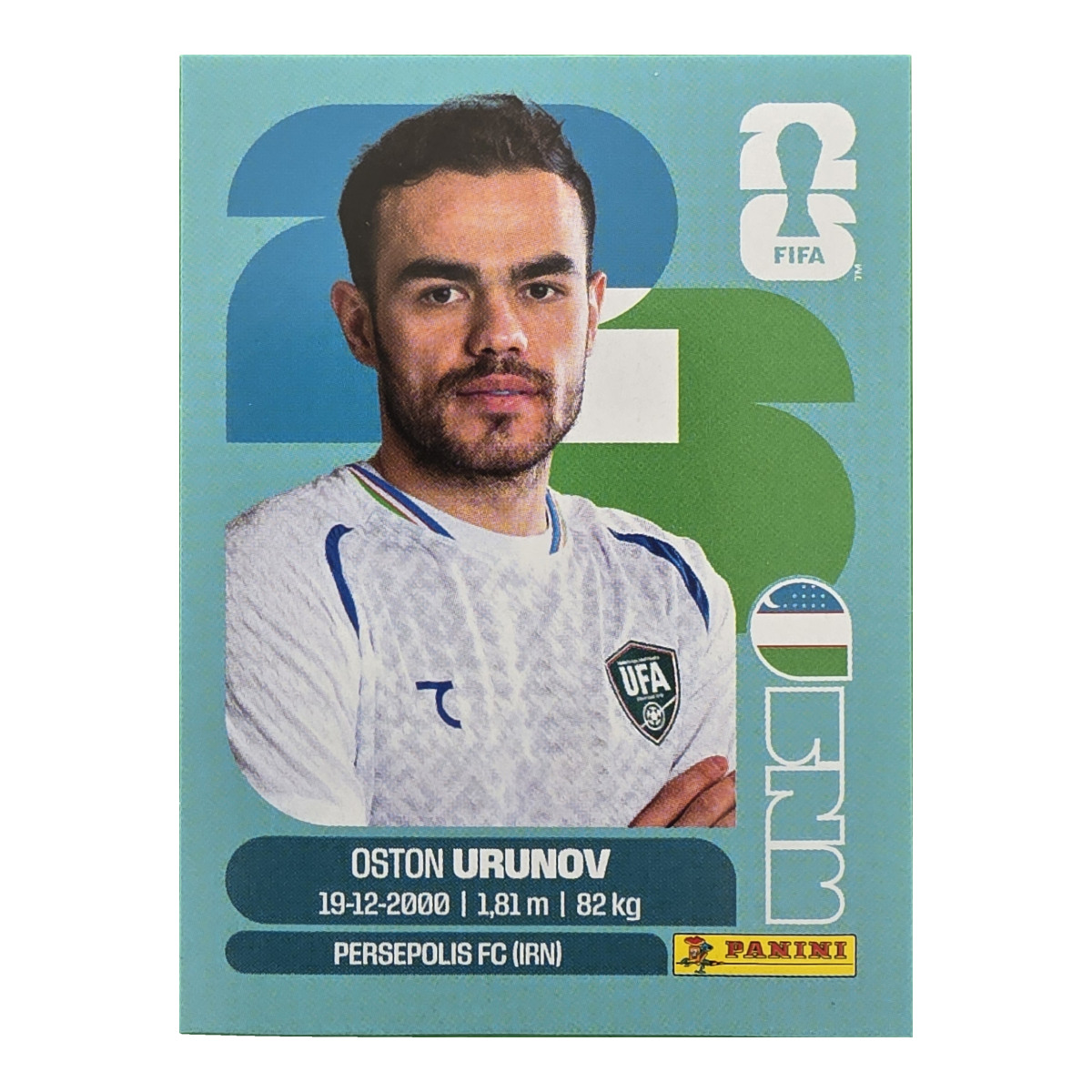 Oston Urunov - Usbekistan, FIFA WM 2026, Nr. UZB17