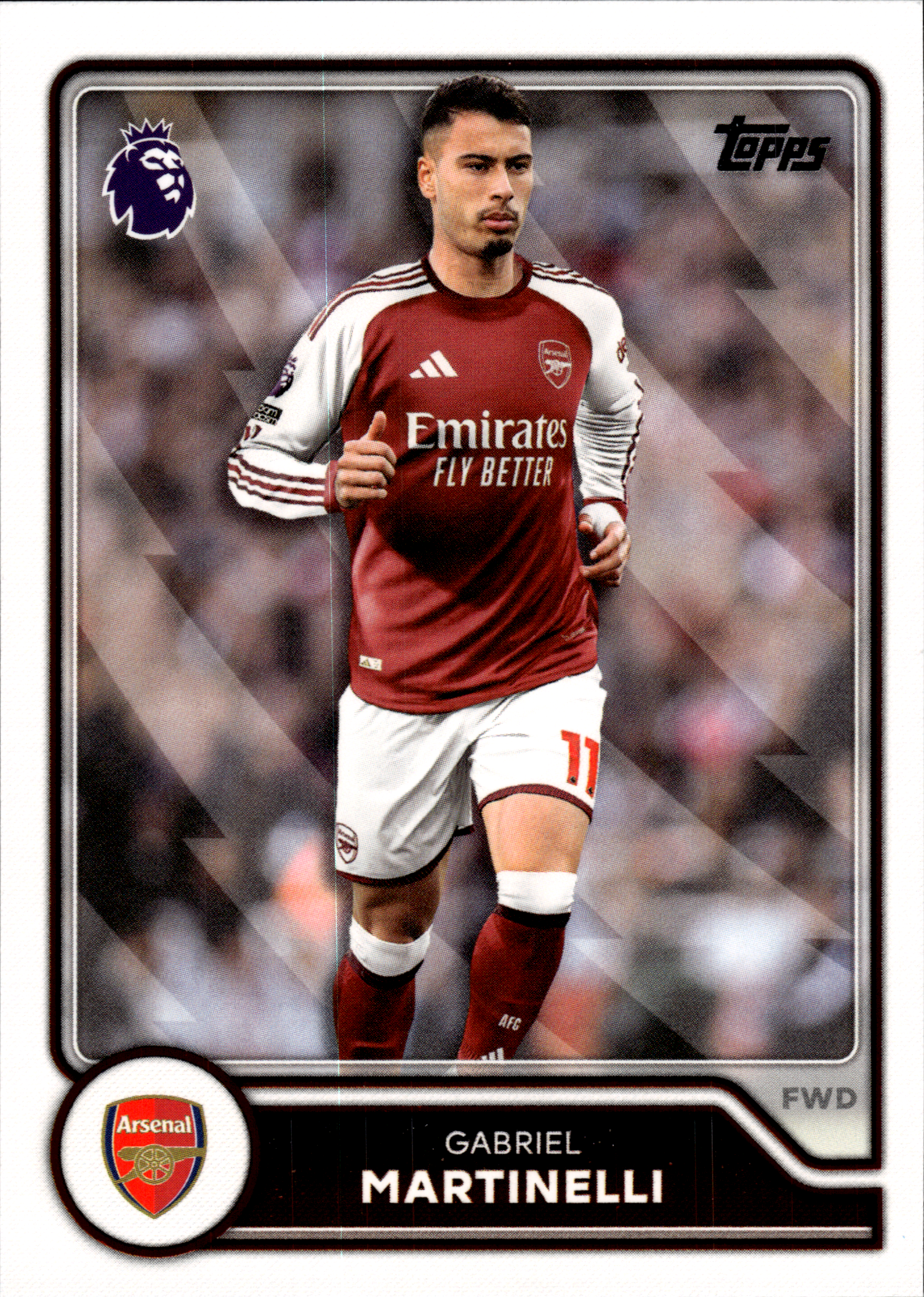 Gabriel Martinelli - Topps Flagship Premier League Base Set 2026-27, Nr. 31 (Art.-Nr. SG105424)