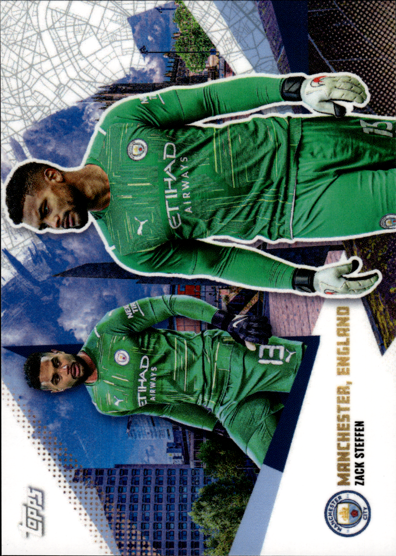 Zack Steffen - Topps Manchester City Team Set Manchester, England 2021-22 (Insert)