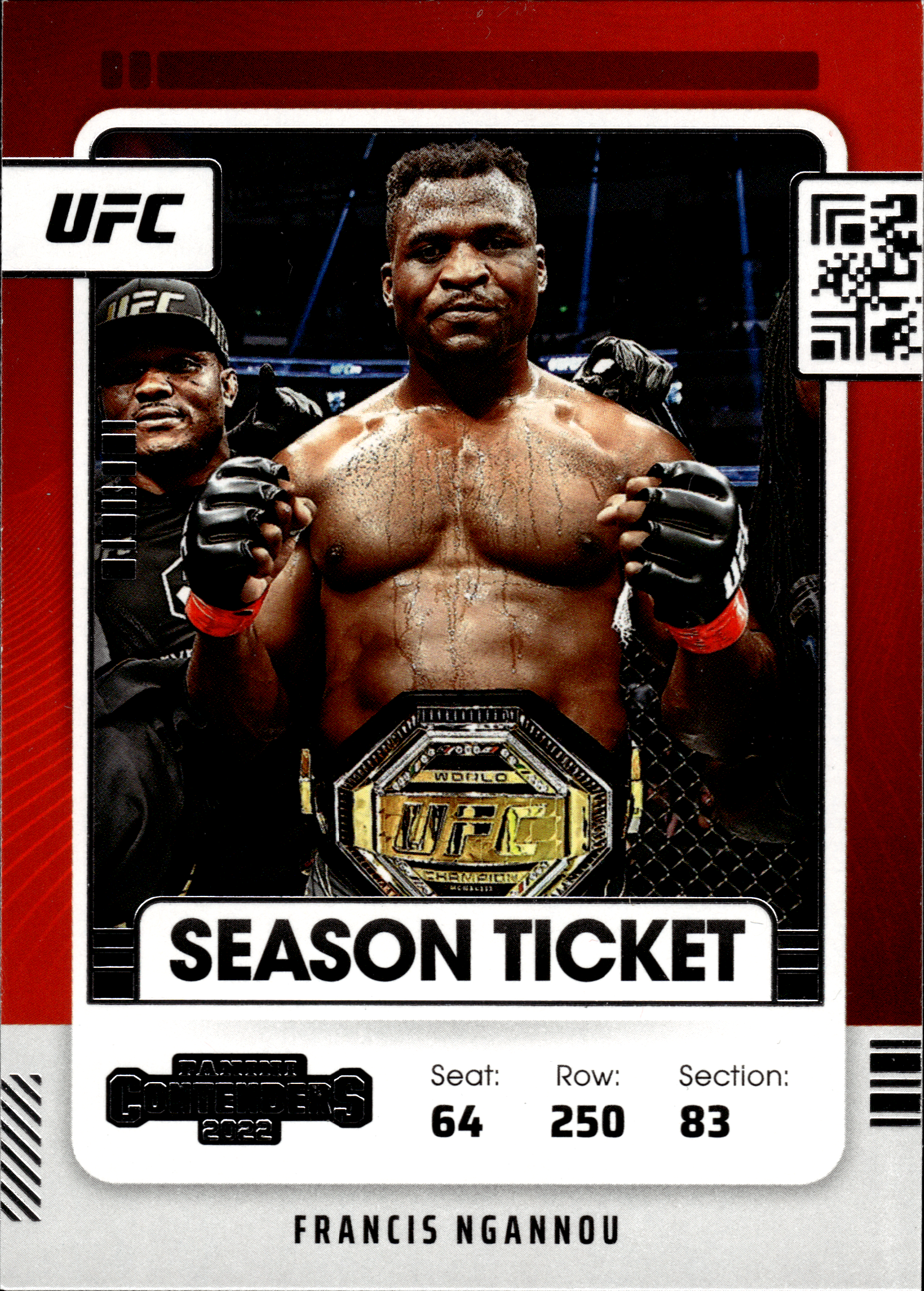 Francis Ngannou - Panini Chronicles UFC Contenders Season Ticket 2022, Nr. 104 (Art.-Nr. SG104063)