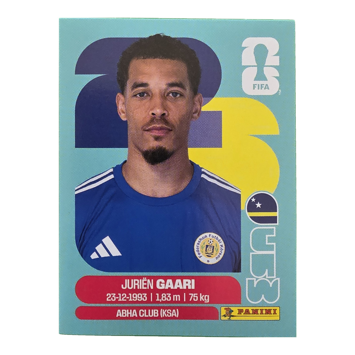 Jurien Gaari - Curaçao, FIFA WM 2026, Nr. CUW5