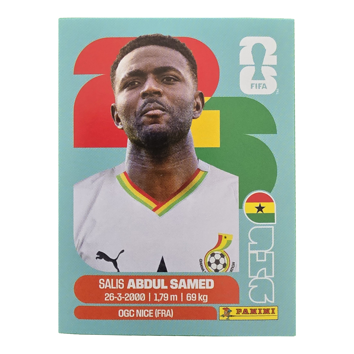 Salis Abdul Samed - Ghana, FIFA WM 2026, Nr. GHA11
